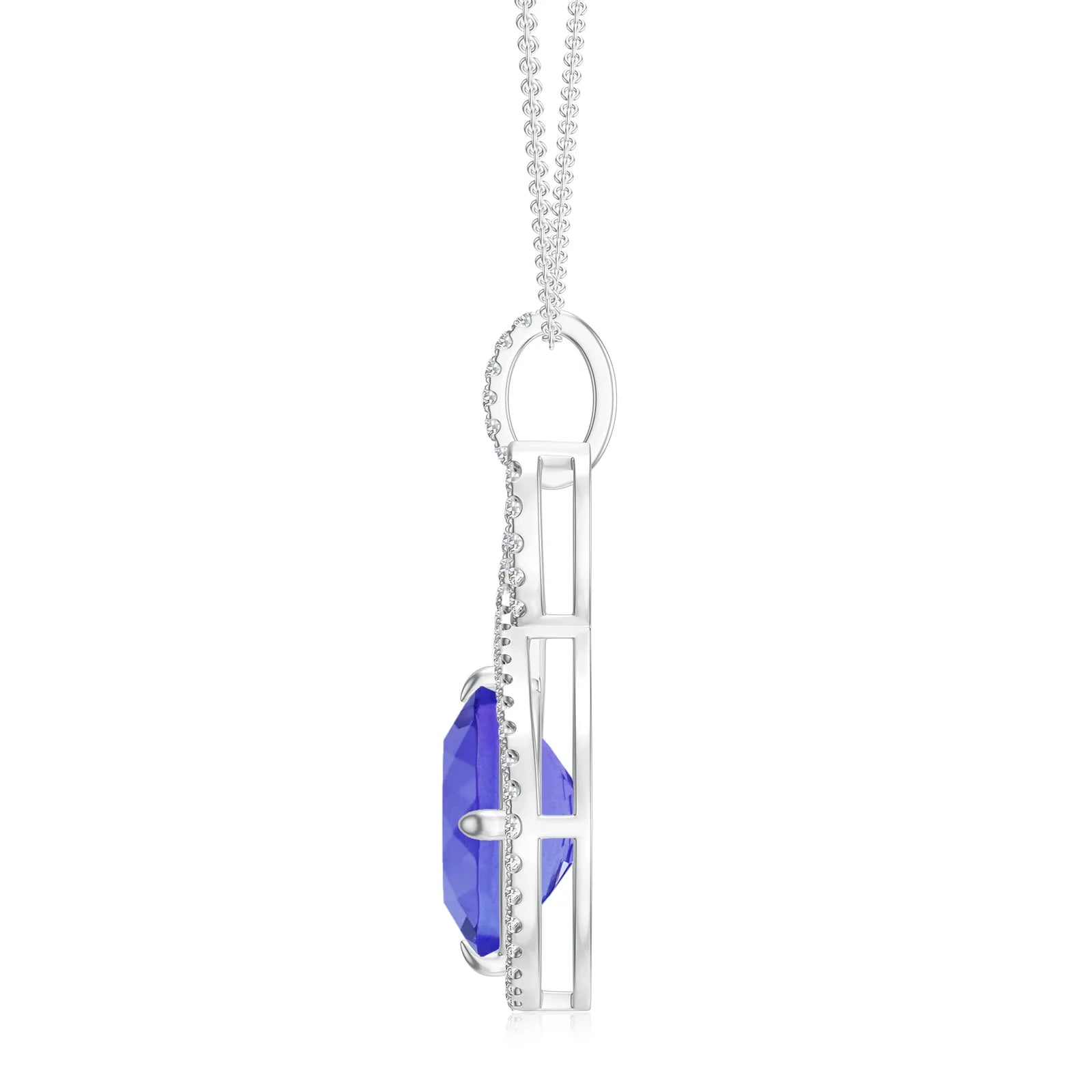 18K White Gold Vermeil