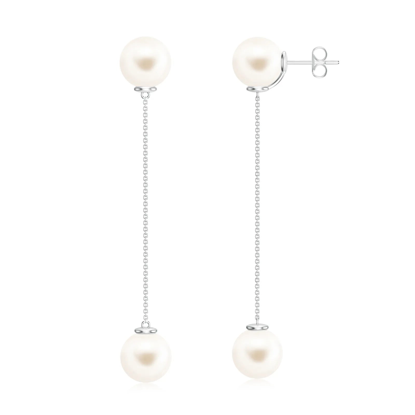 18K White Gold Vermeil