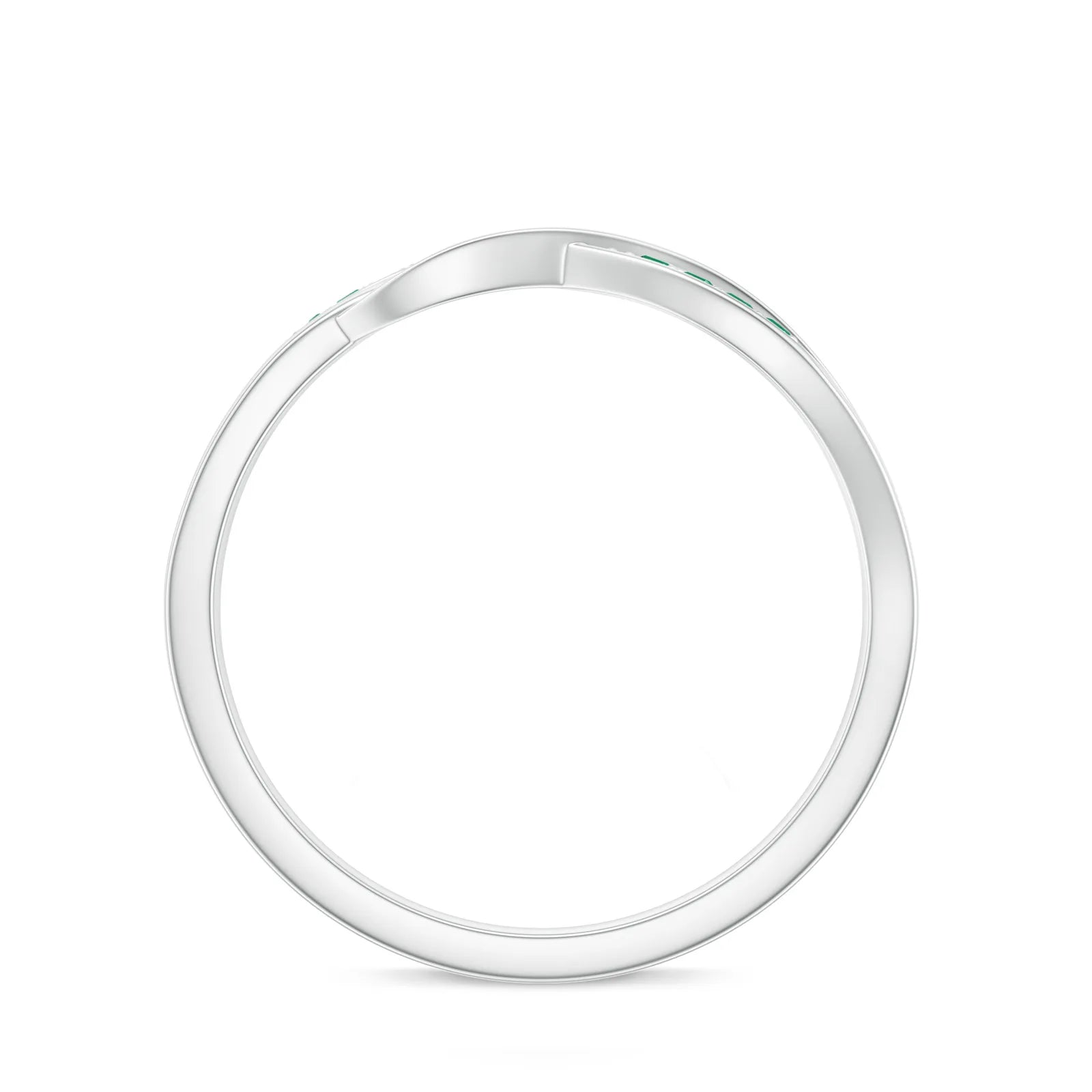 18K White Gold Vermeil