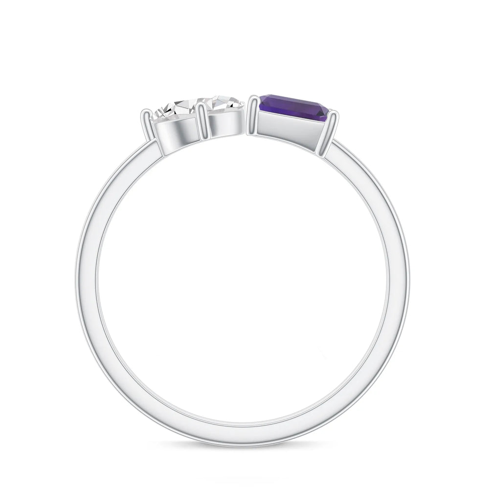 18K White Gold Vermeil
