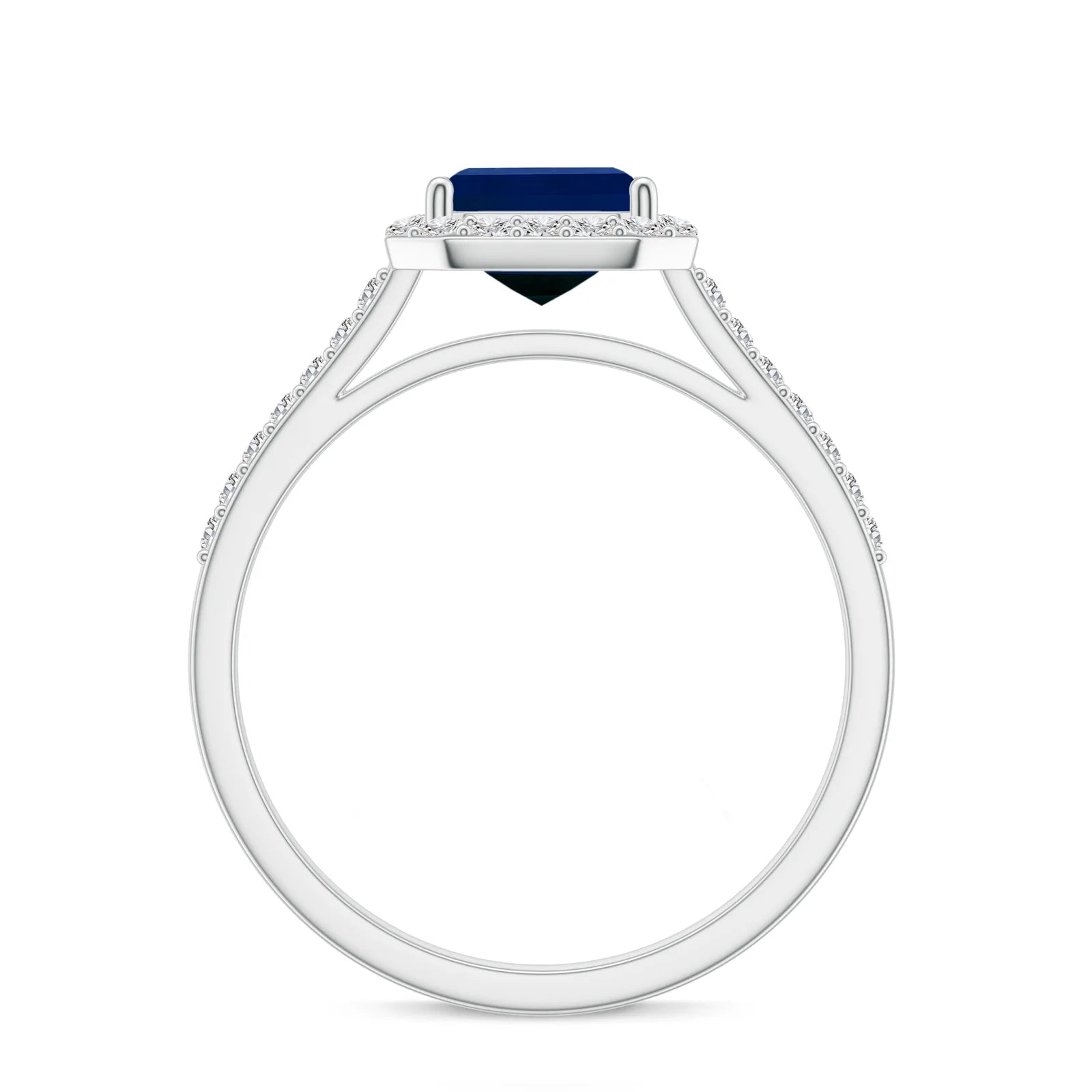 18K White Gold Vermeil
