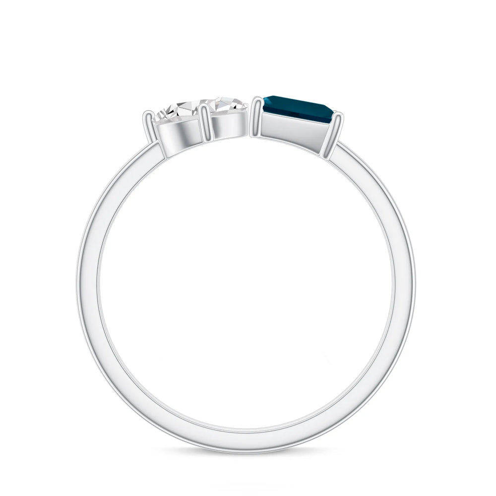 18K White Gold Vermeil