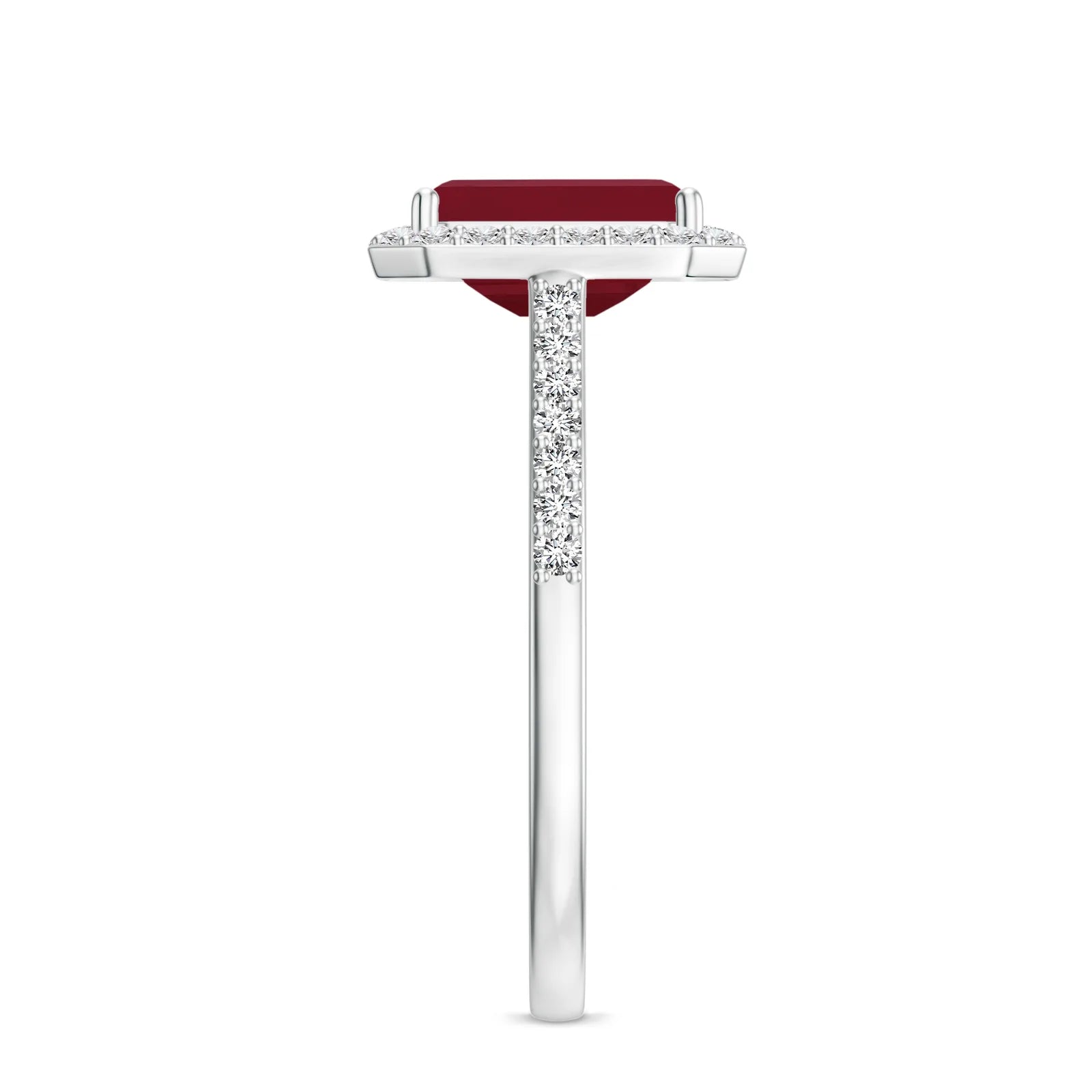 18K White Gold Vermeil
