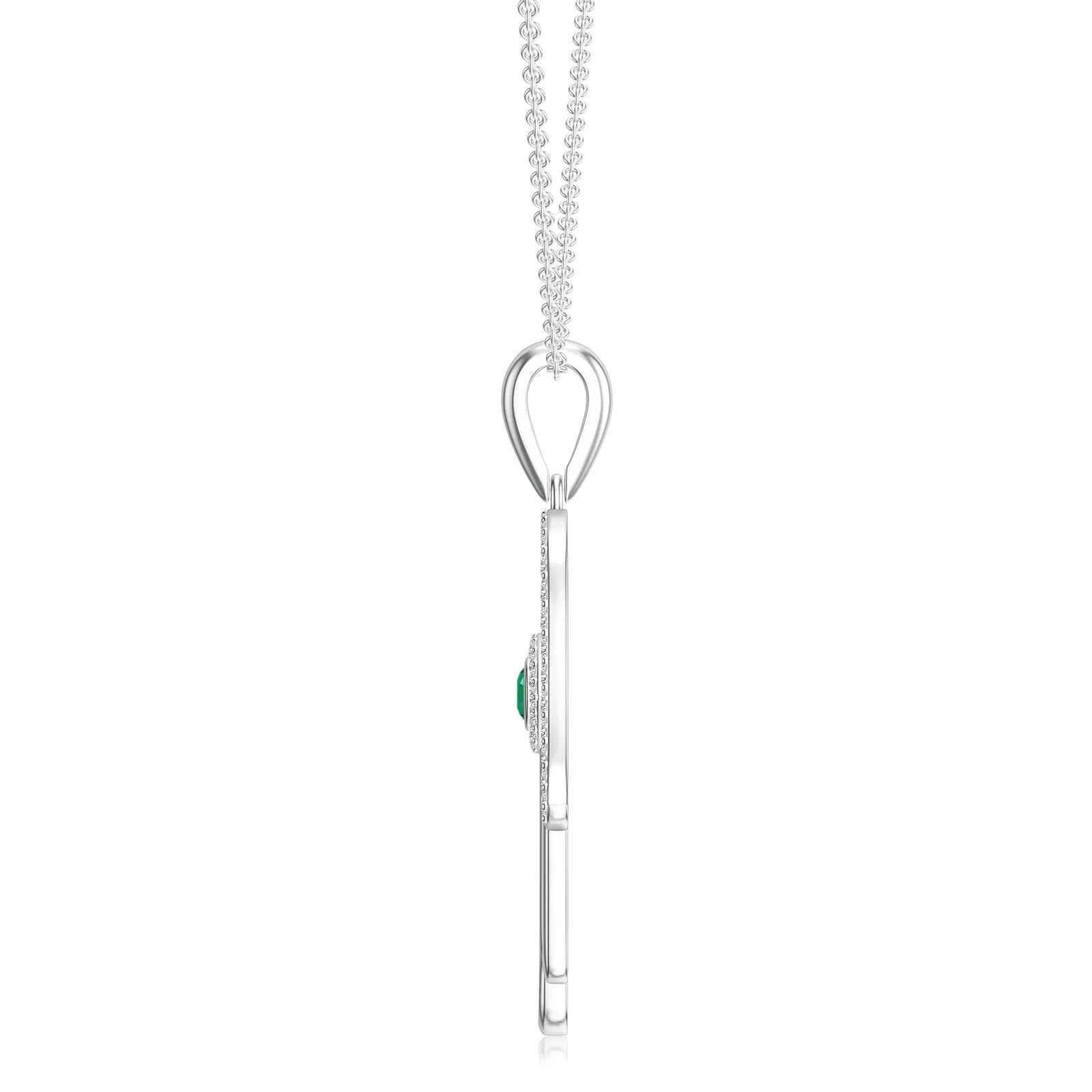 18K White Gold Vermeil