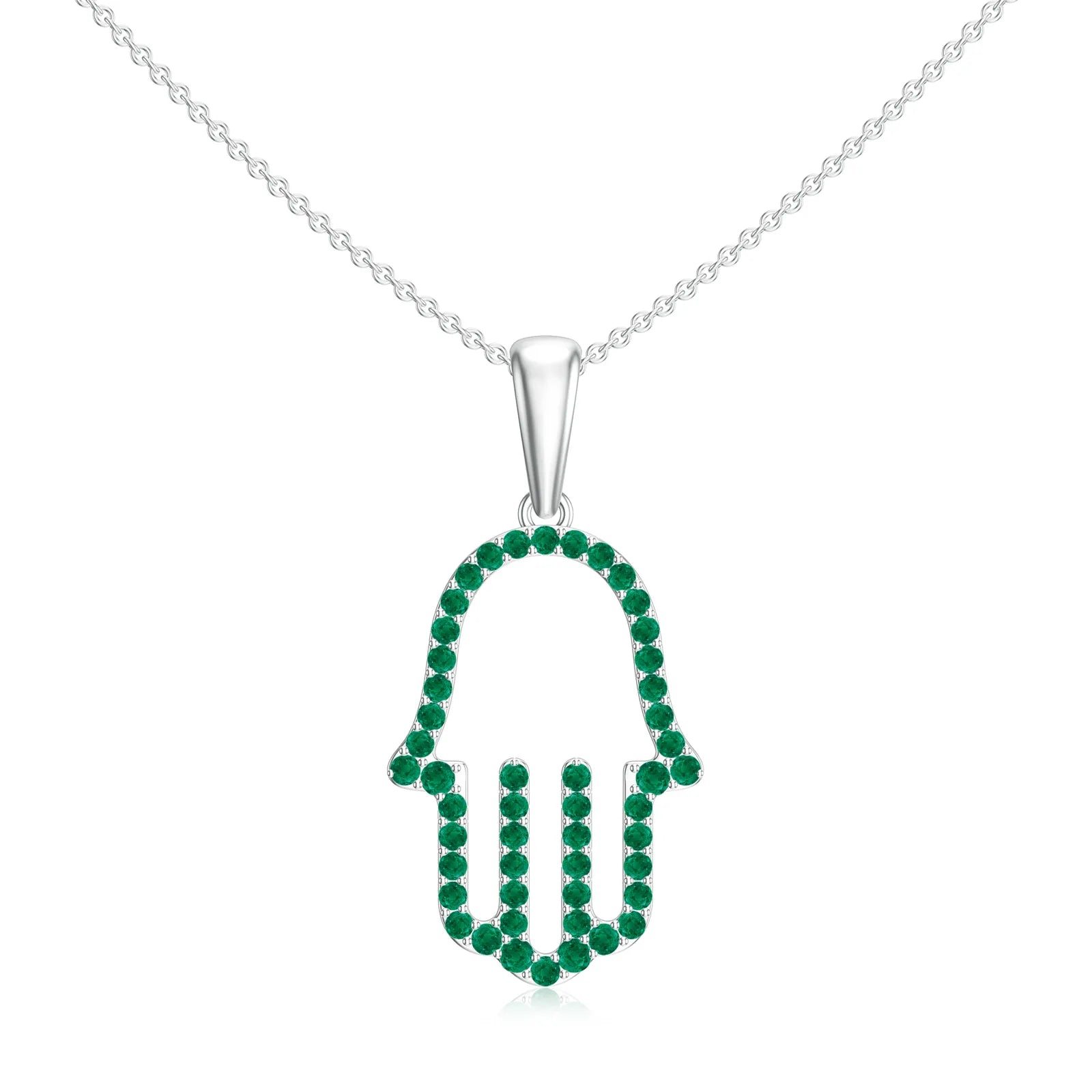 18K White Gold Vermeil