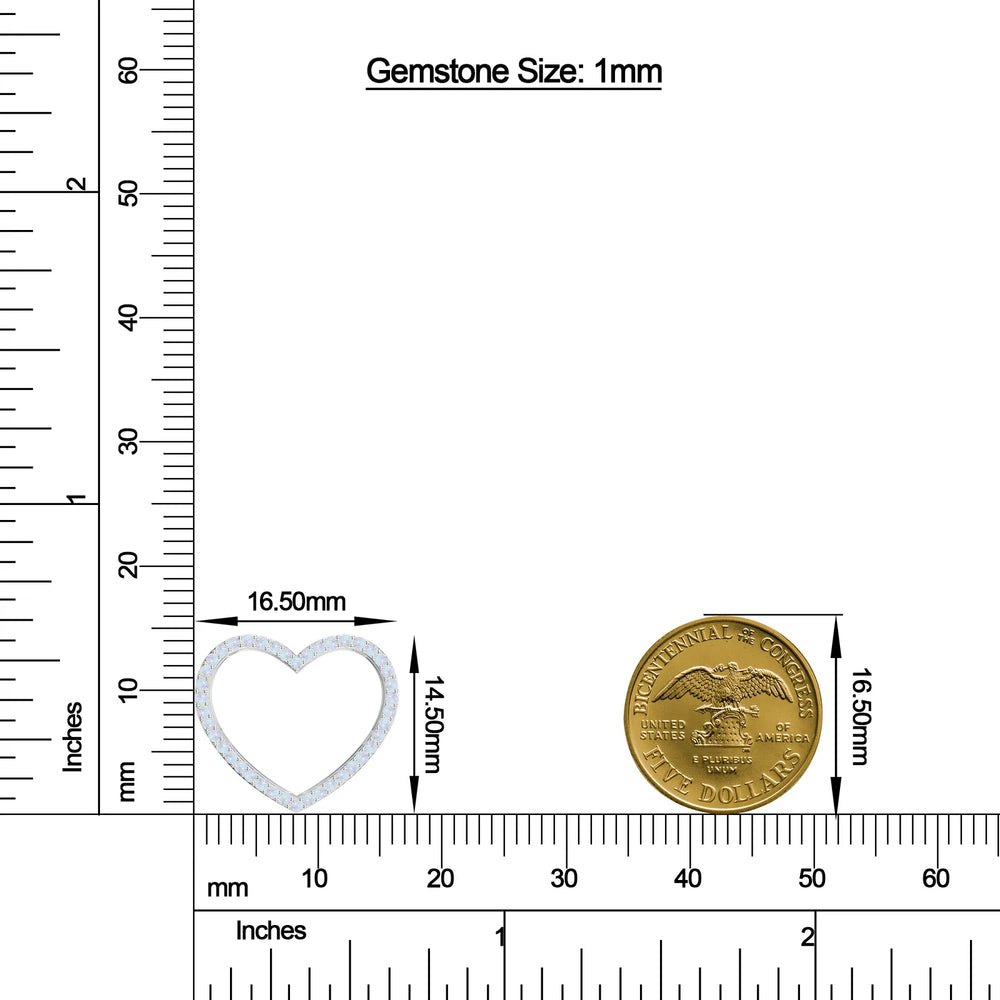 18K White Gold Vermeil