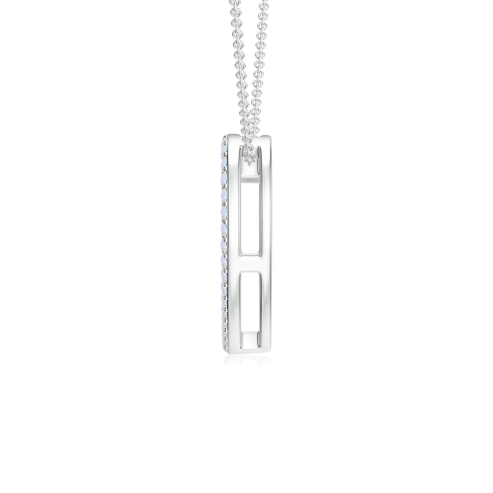 18K White Gold Vermeil