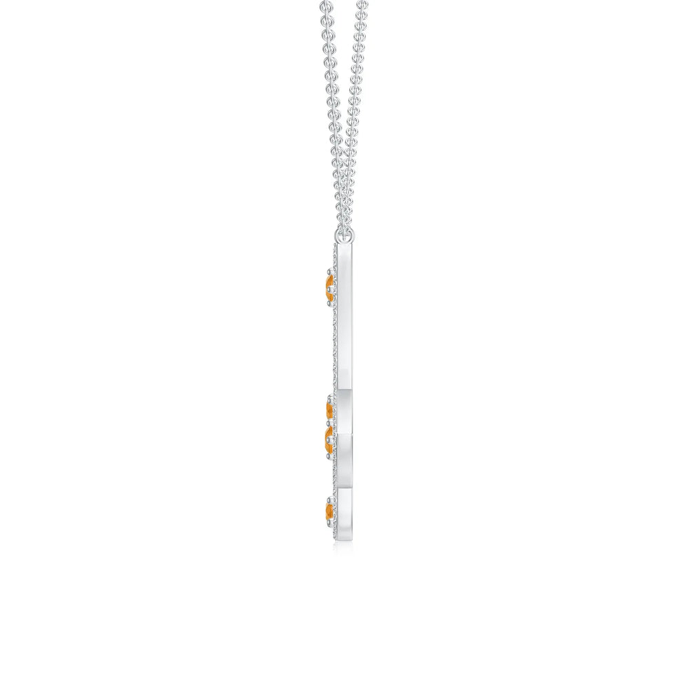 18K White Gold Vermeil
