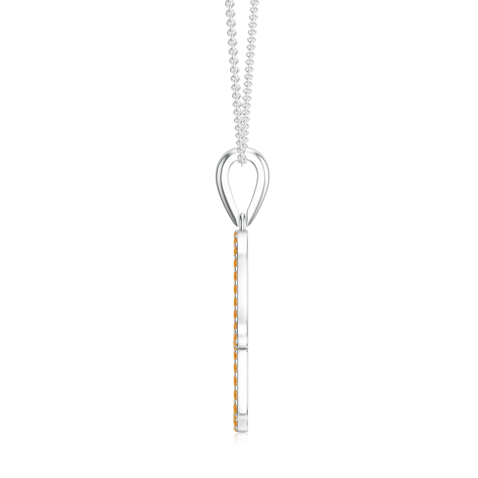 18K White Gold Vermeil