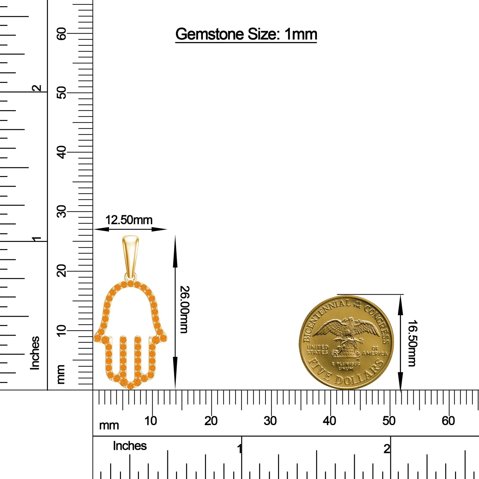 18K Yellow Gold Vermeil
