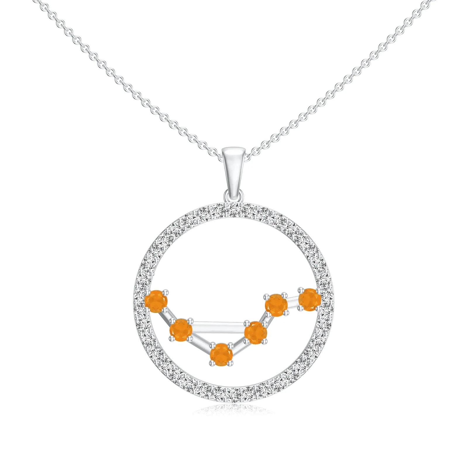 18K White Gold Vermeil
