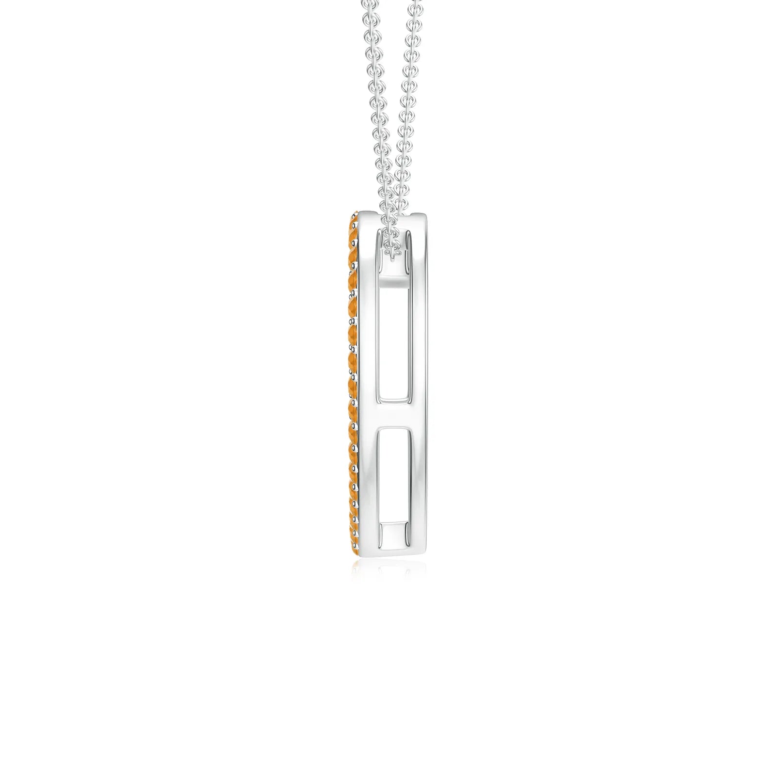 18K White Gold Vermeil