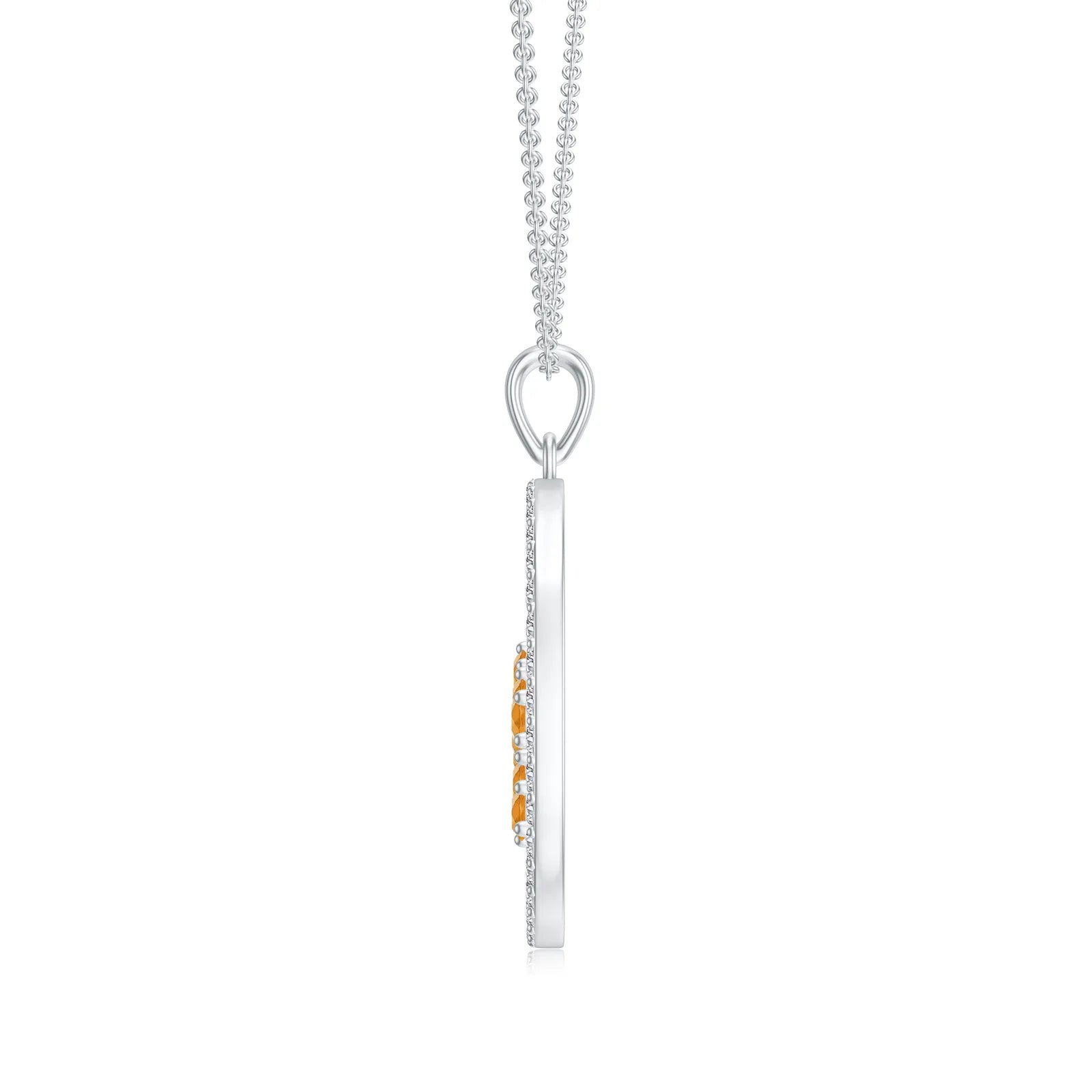 18K White Gold Vermeil