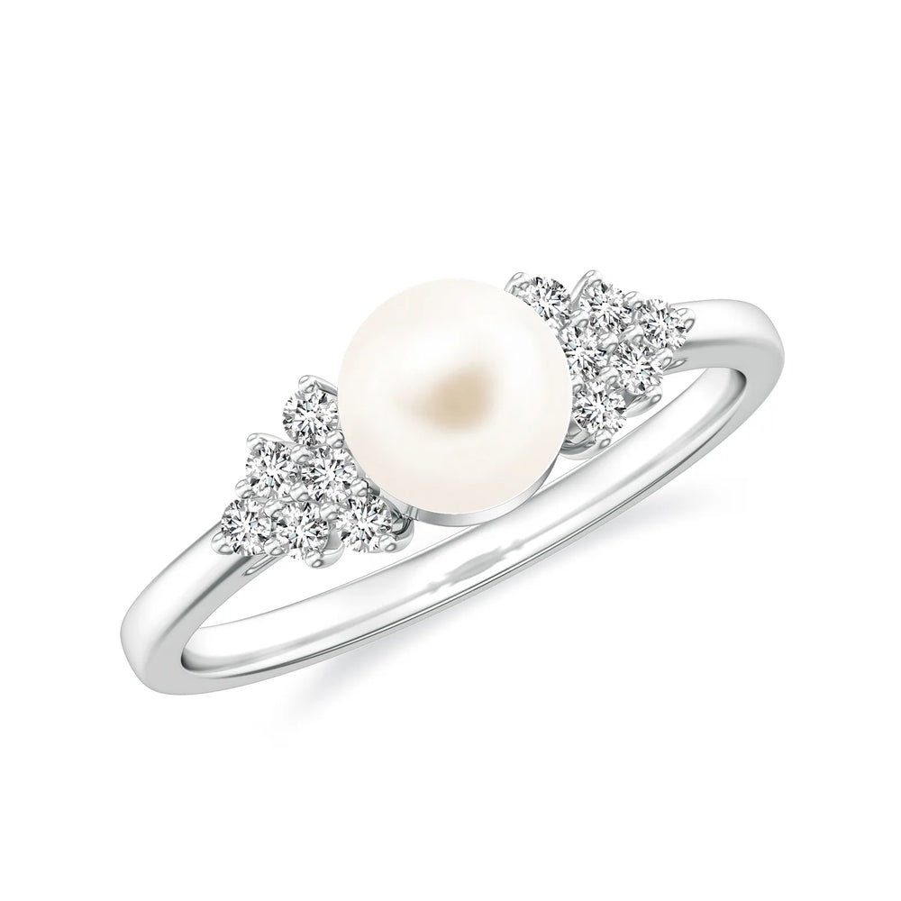 18K White Gold Vermeil