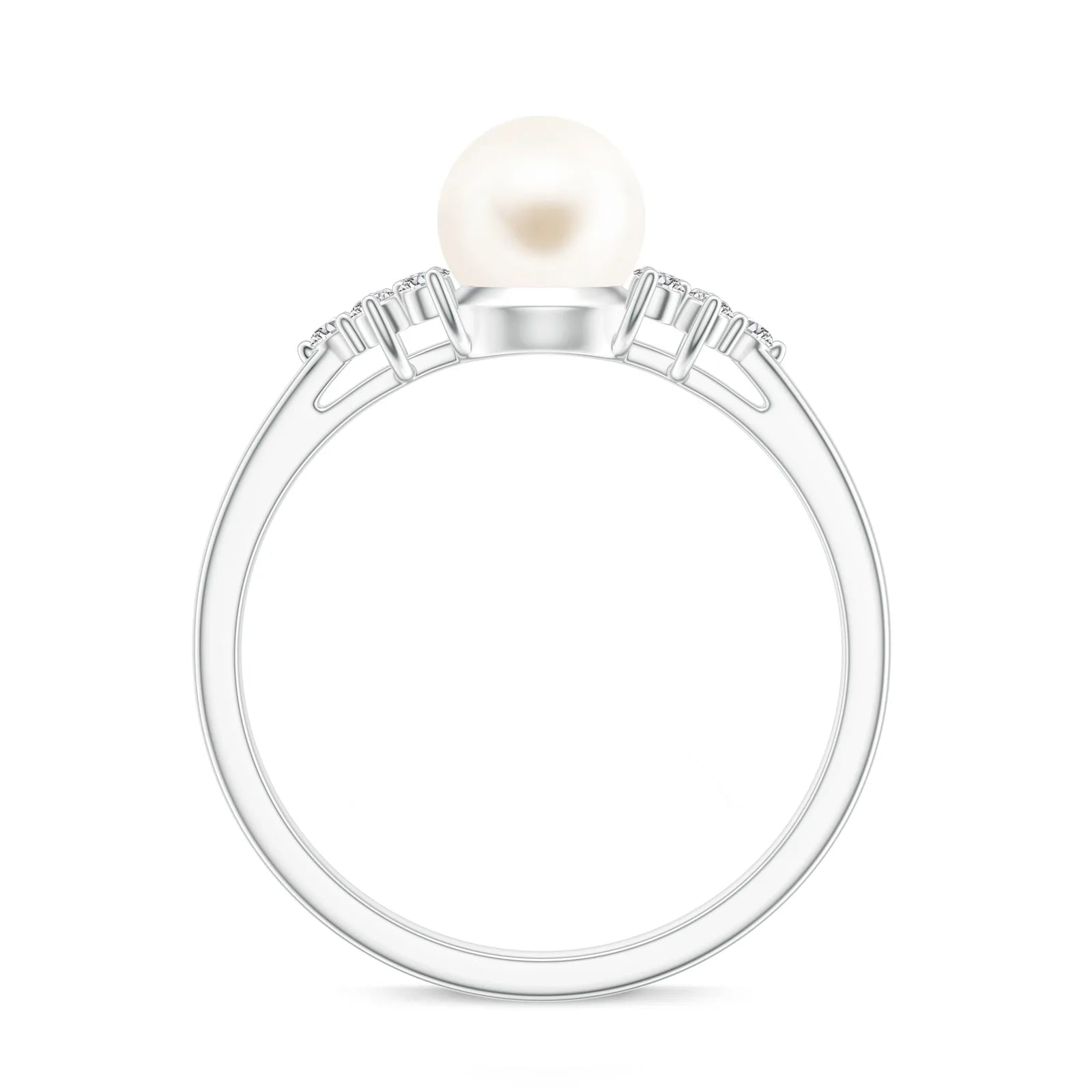 18K White Gold Vermeil
