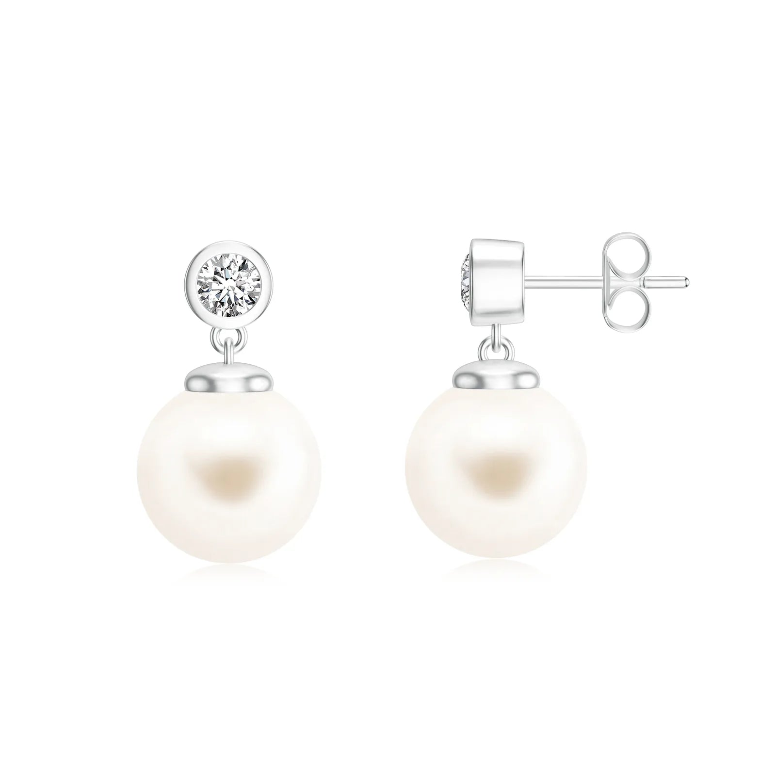 18K White Gold Vermeil