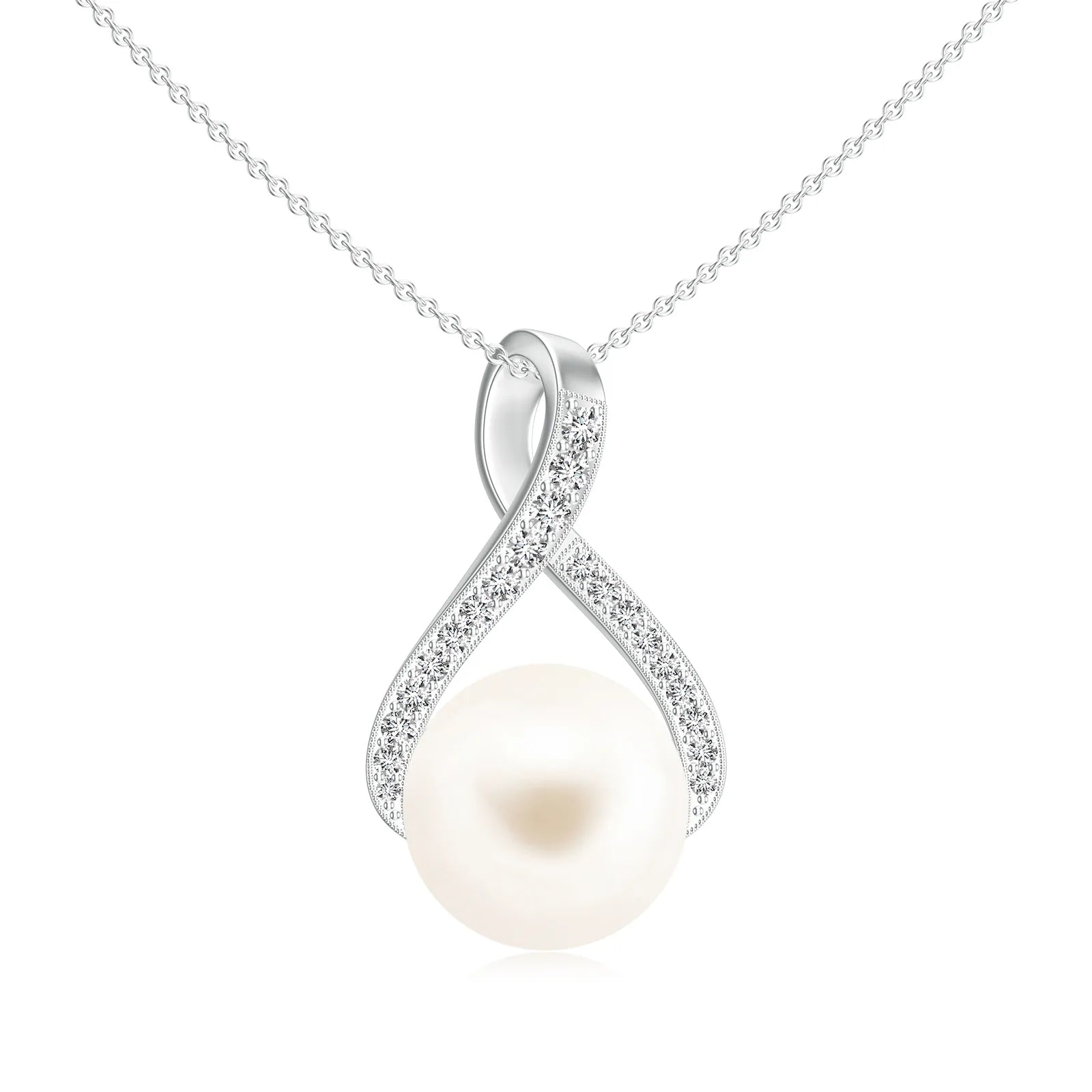 18K White Gold Vermeil