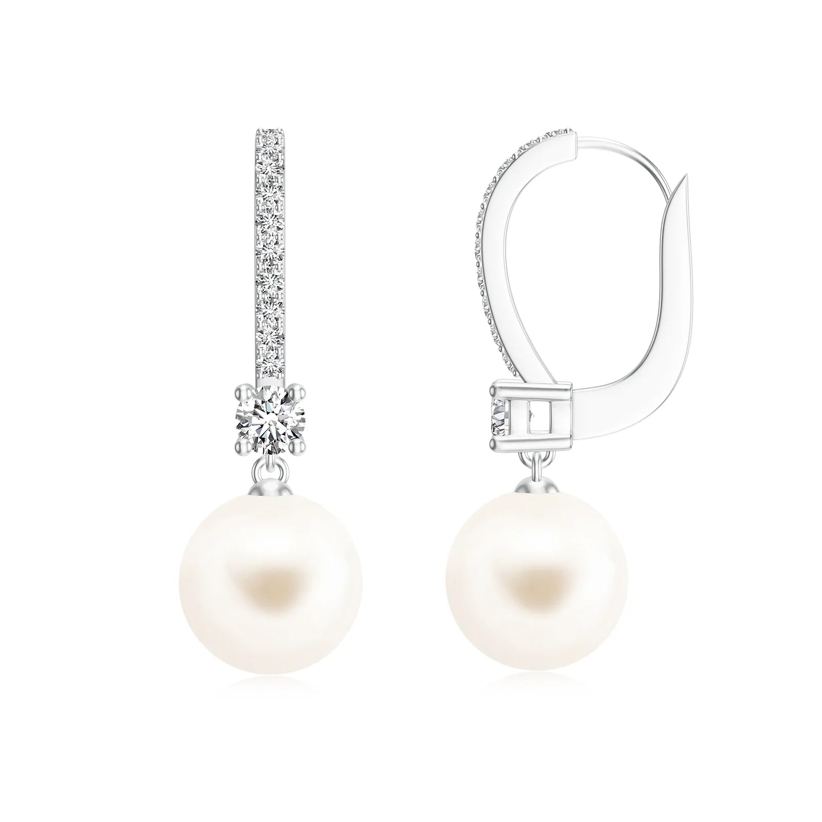 18K White Gold Vermeil