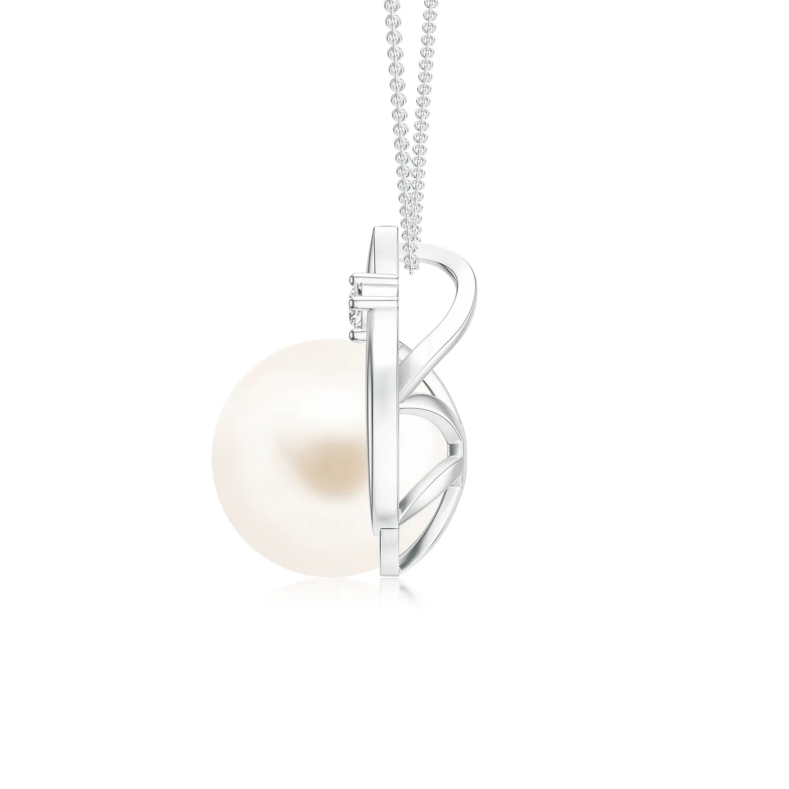 18K White Gold Vermeil
