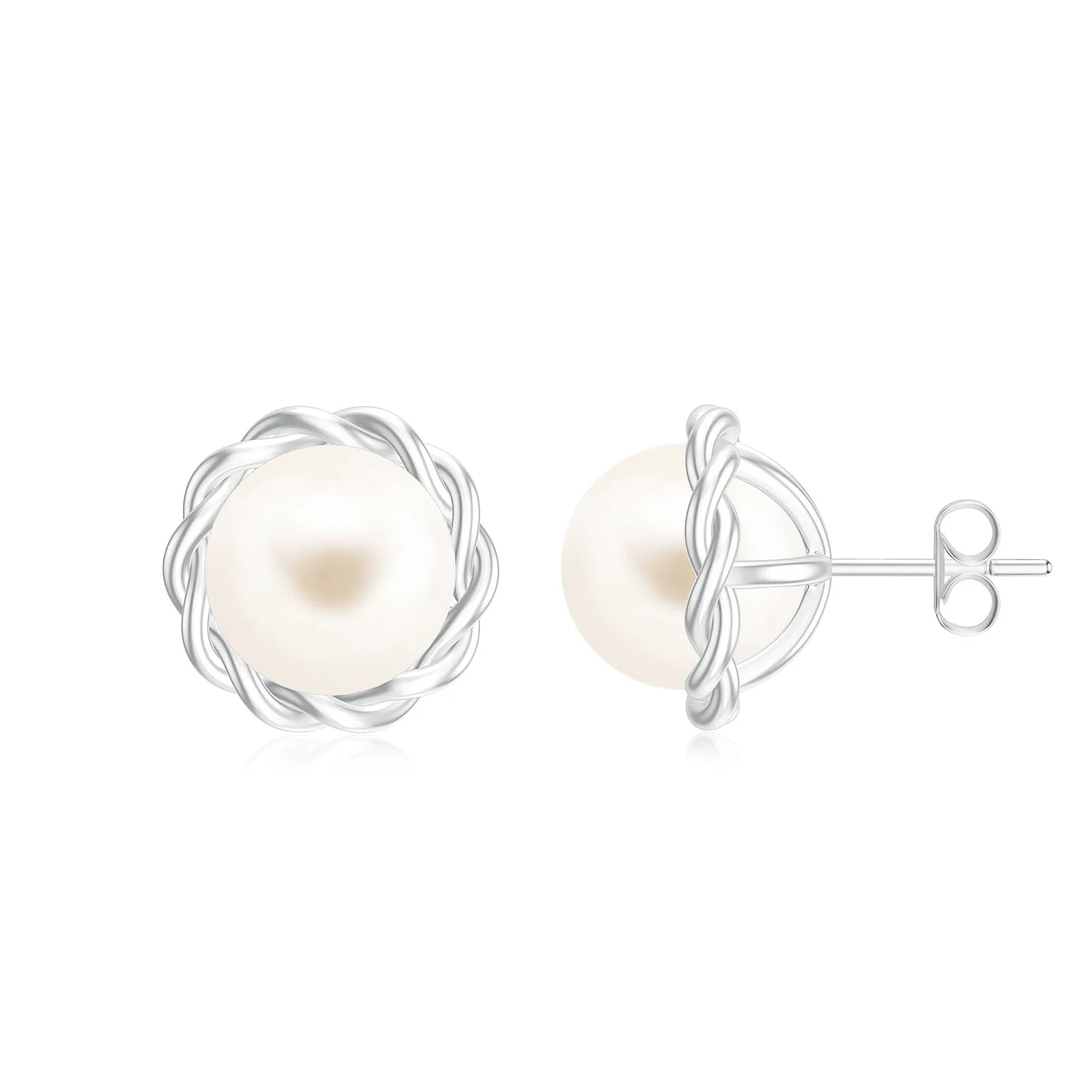 18K White Gold Vermeil