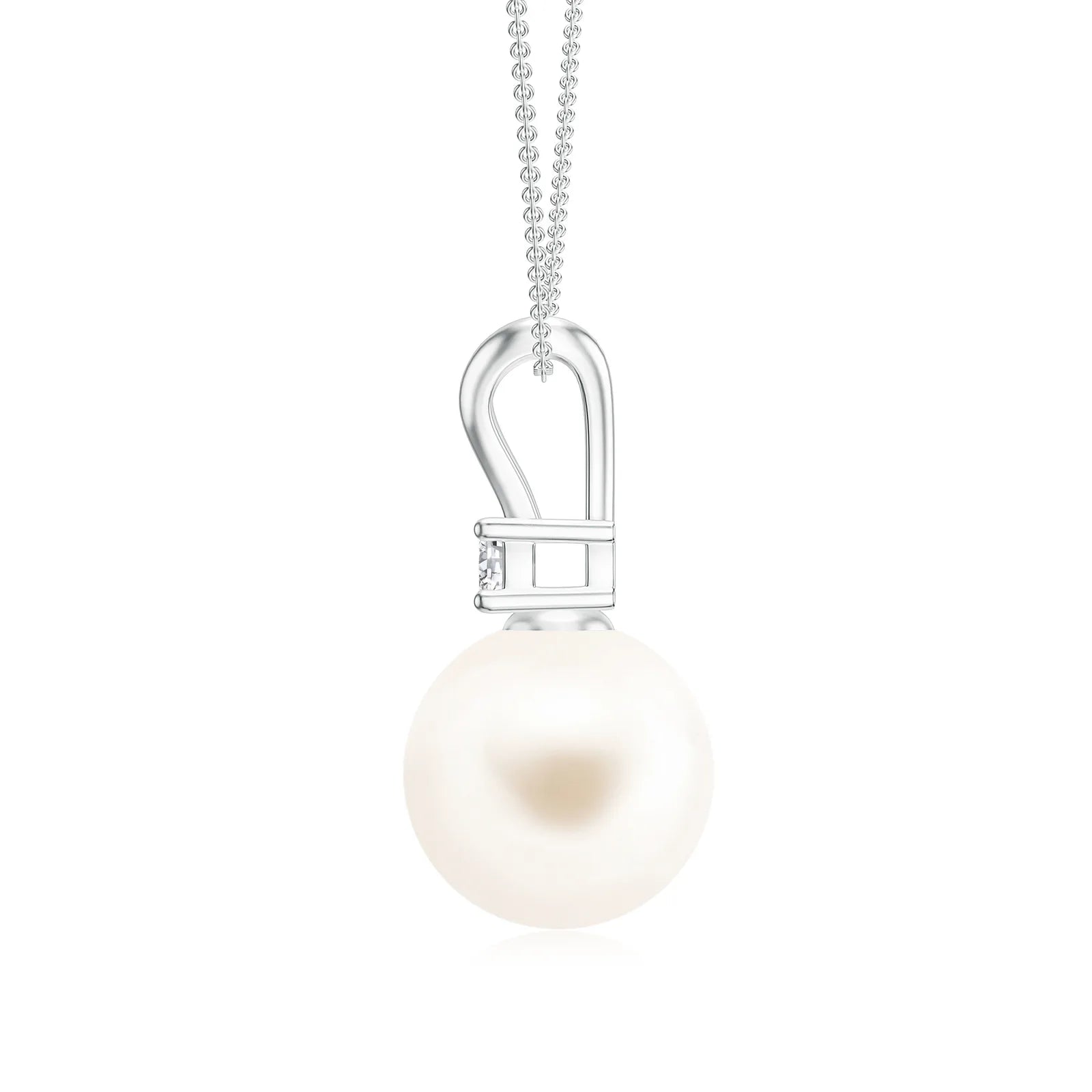 18K White Gold Vermeil