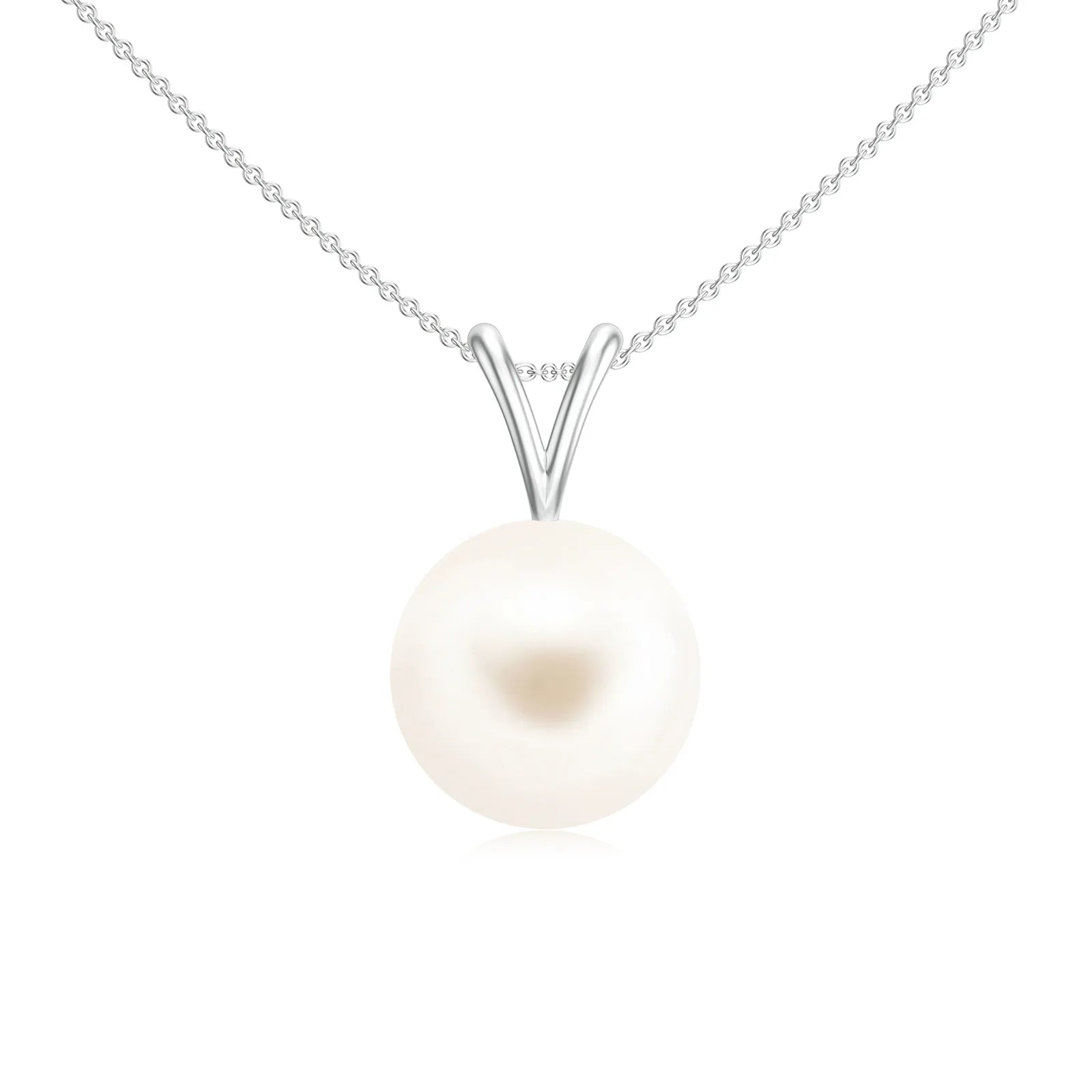 18K White Gold Vermeil