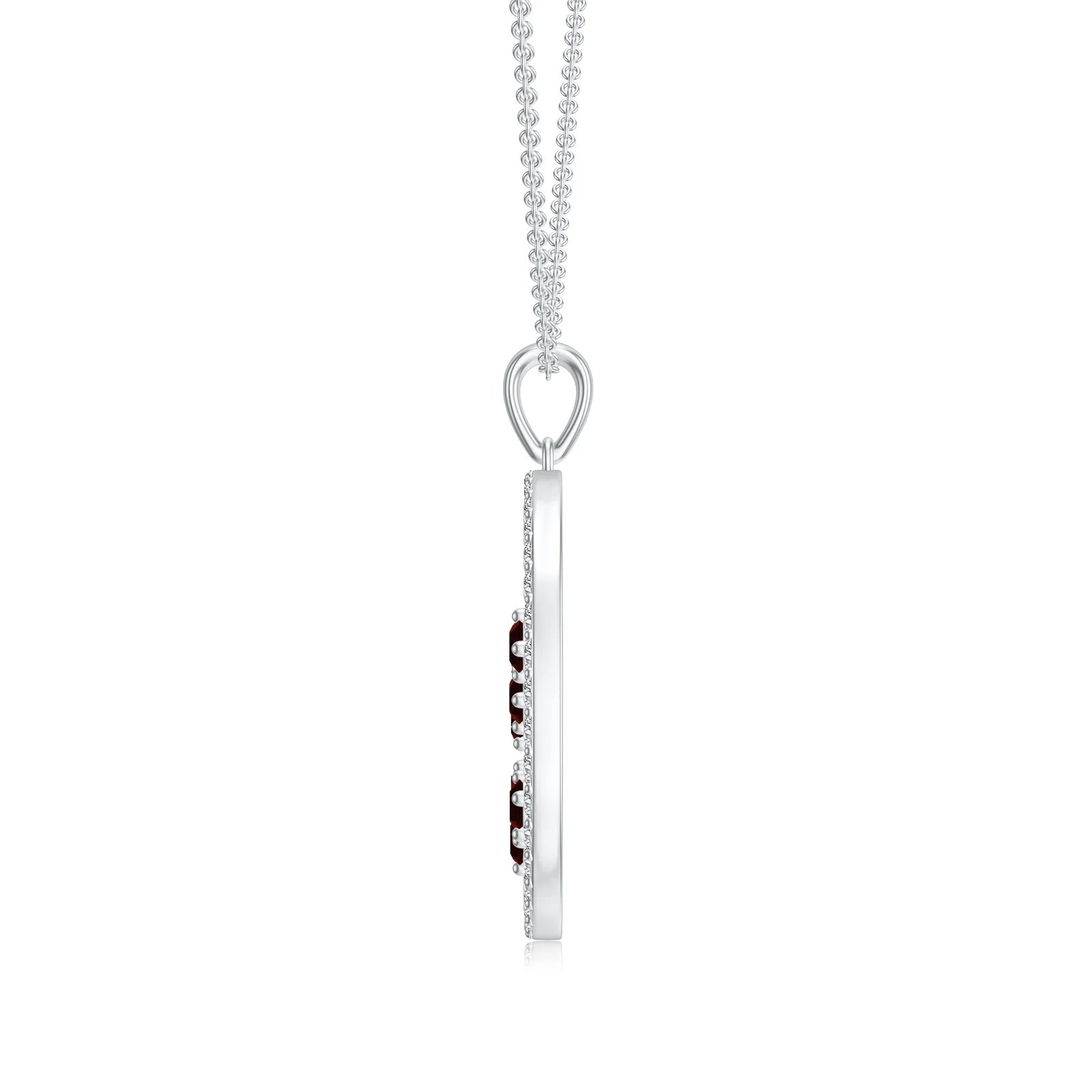 18K White Gold Vermeil