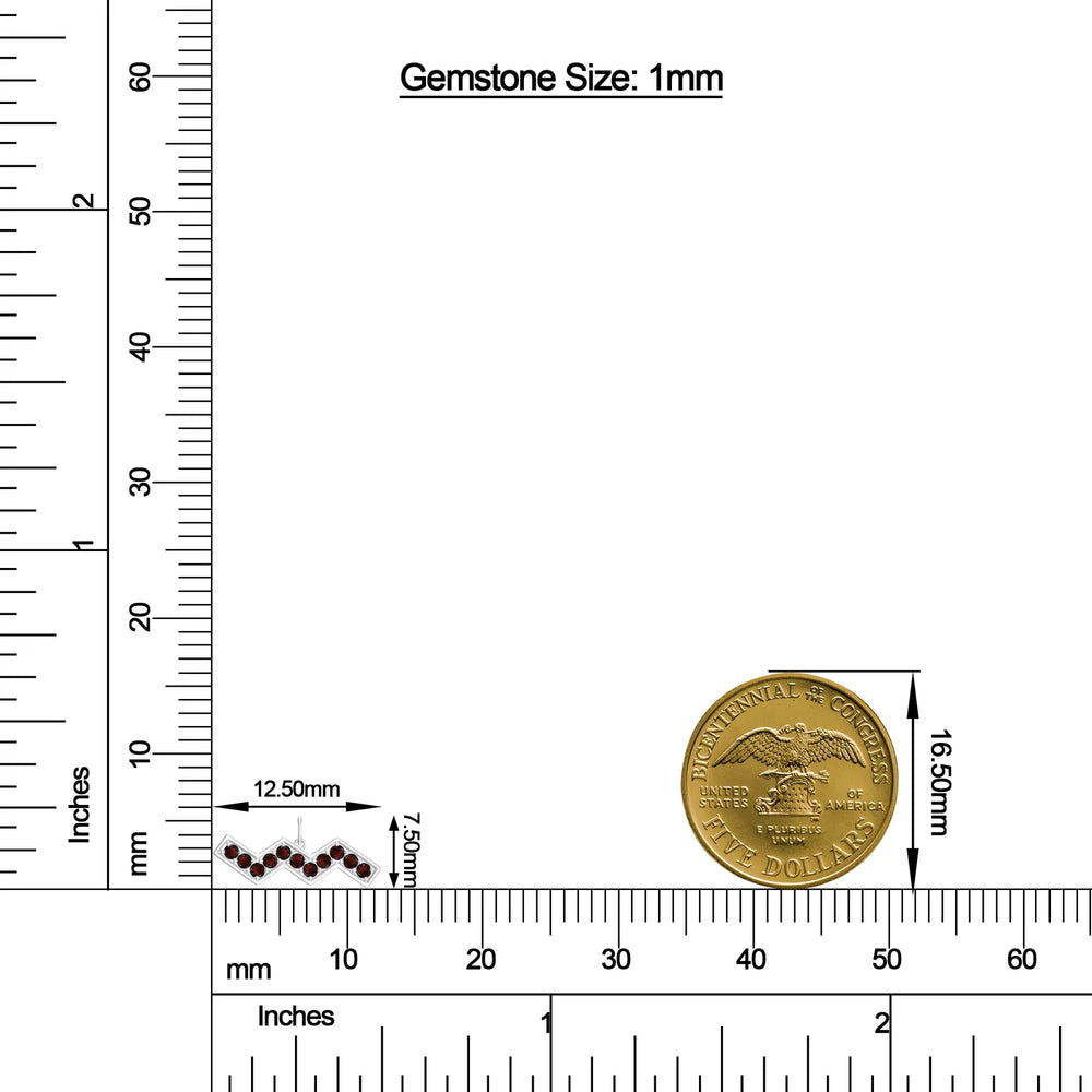18K White Gold Vermeil