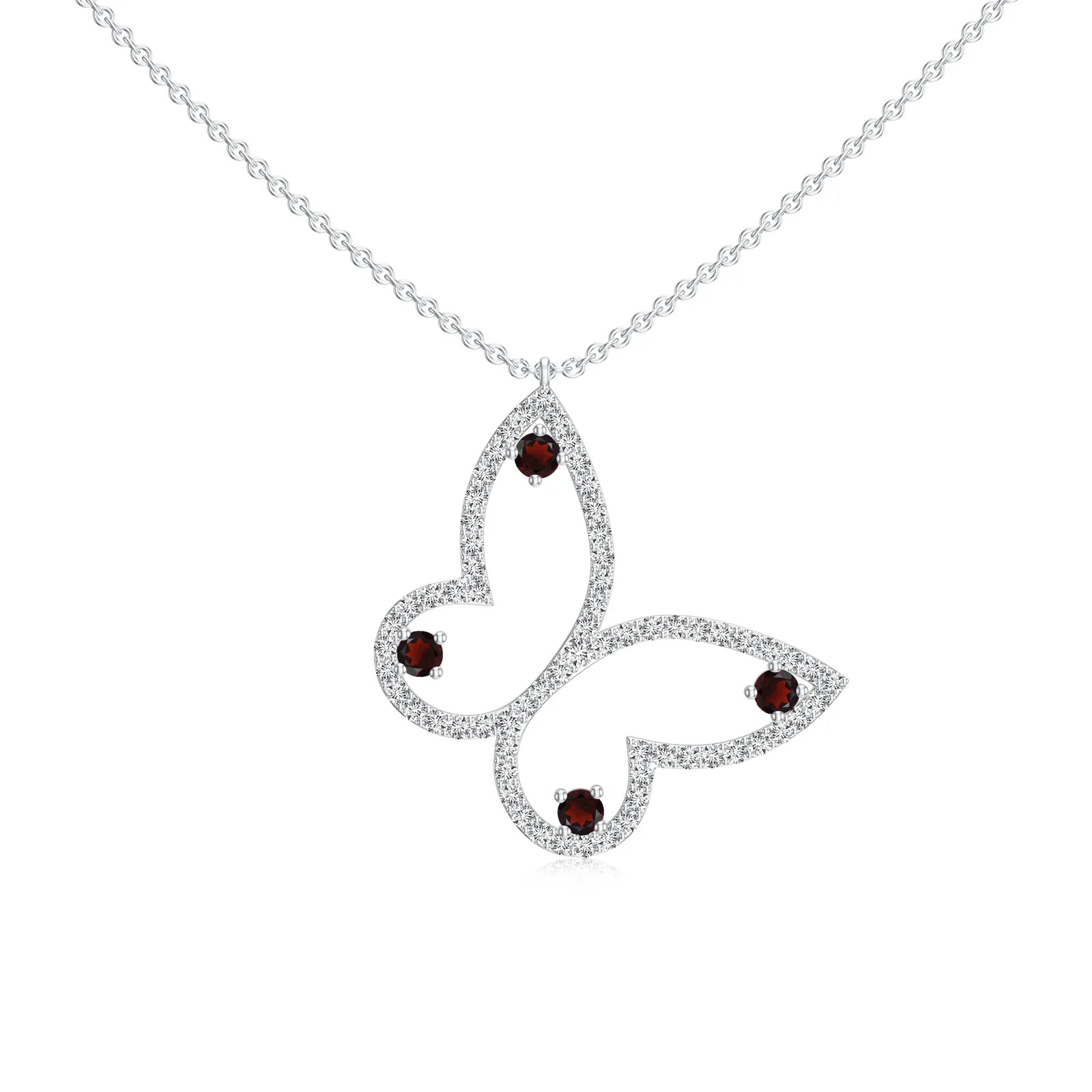 18K White Gold Vermeil
