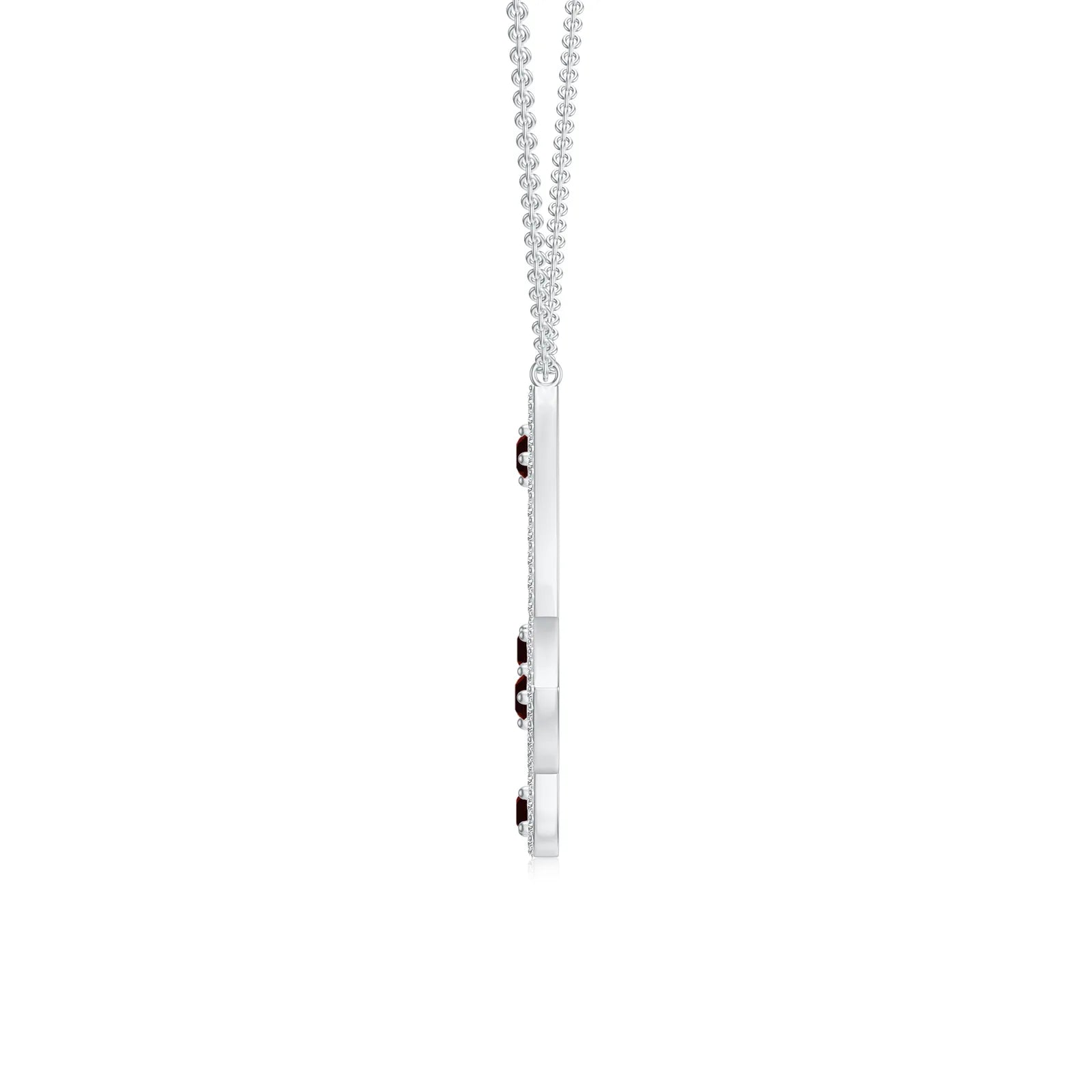 18K White Gold Vermeil