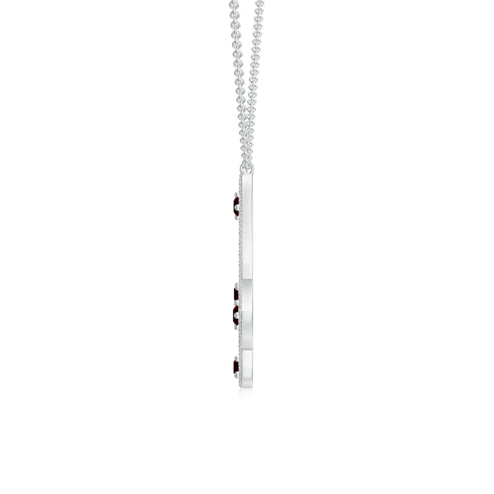 18K White Gold Vermeil