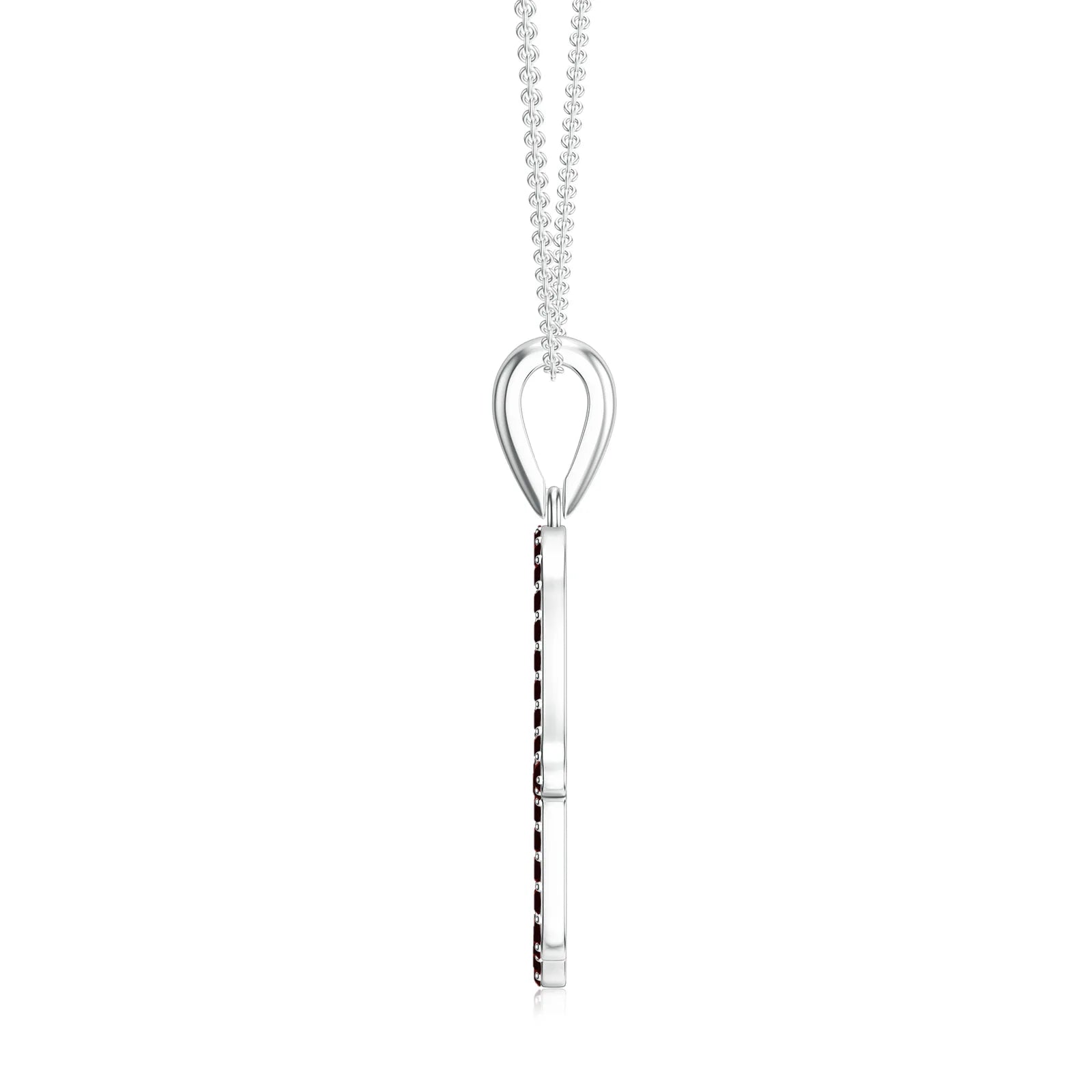 18K White Gold Vermeil