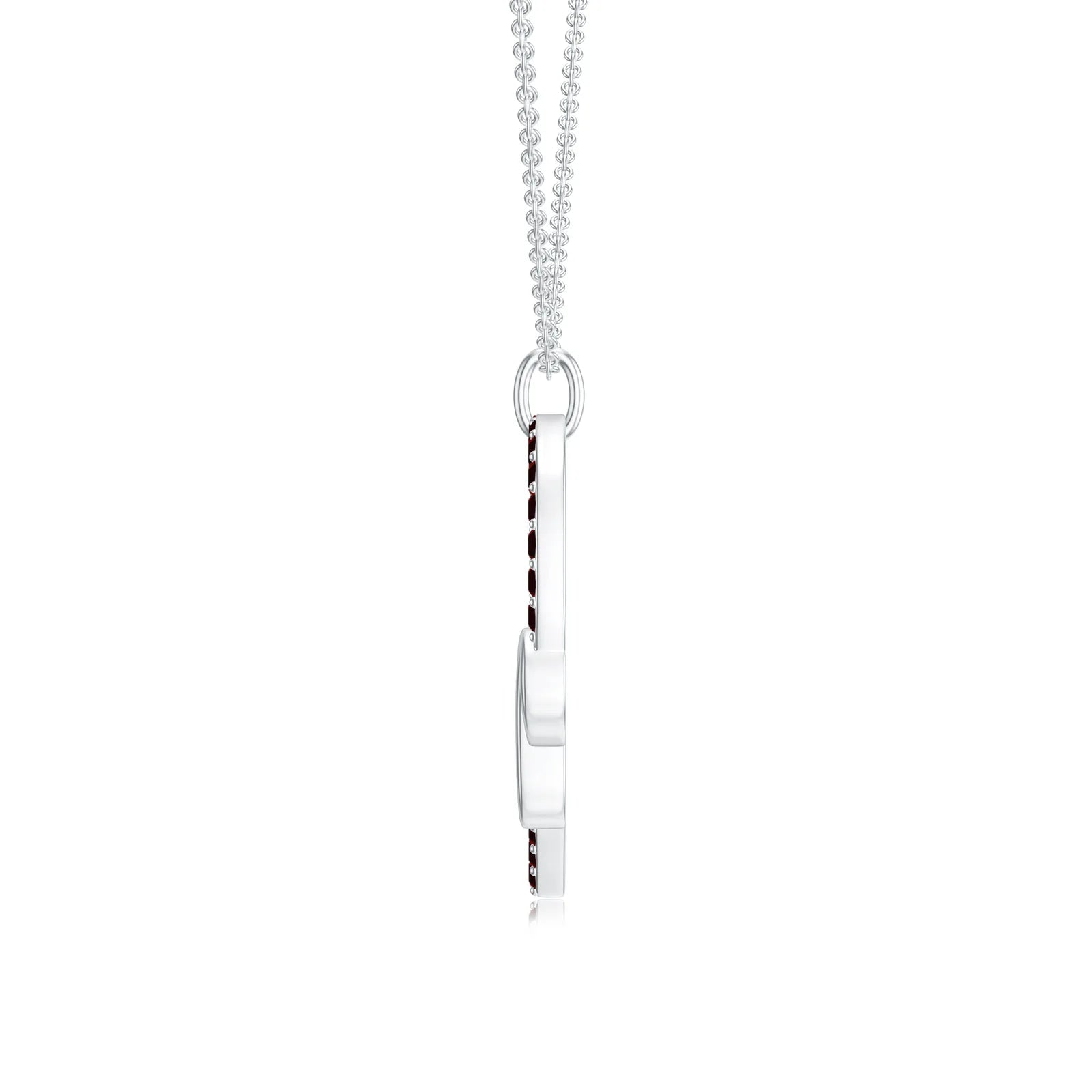 18K White Gold Vermeil