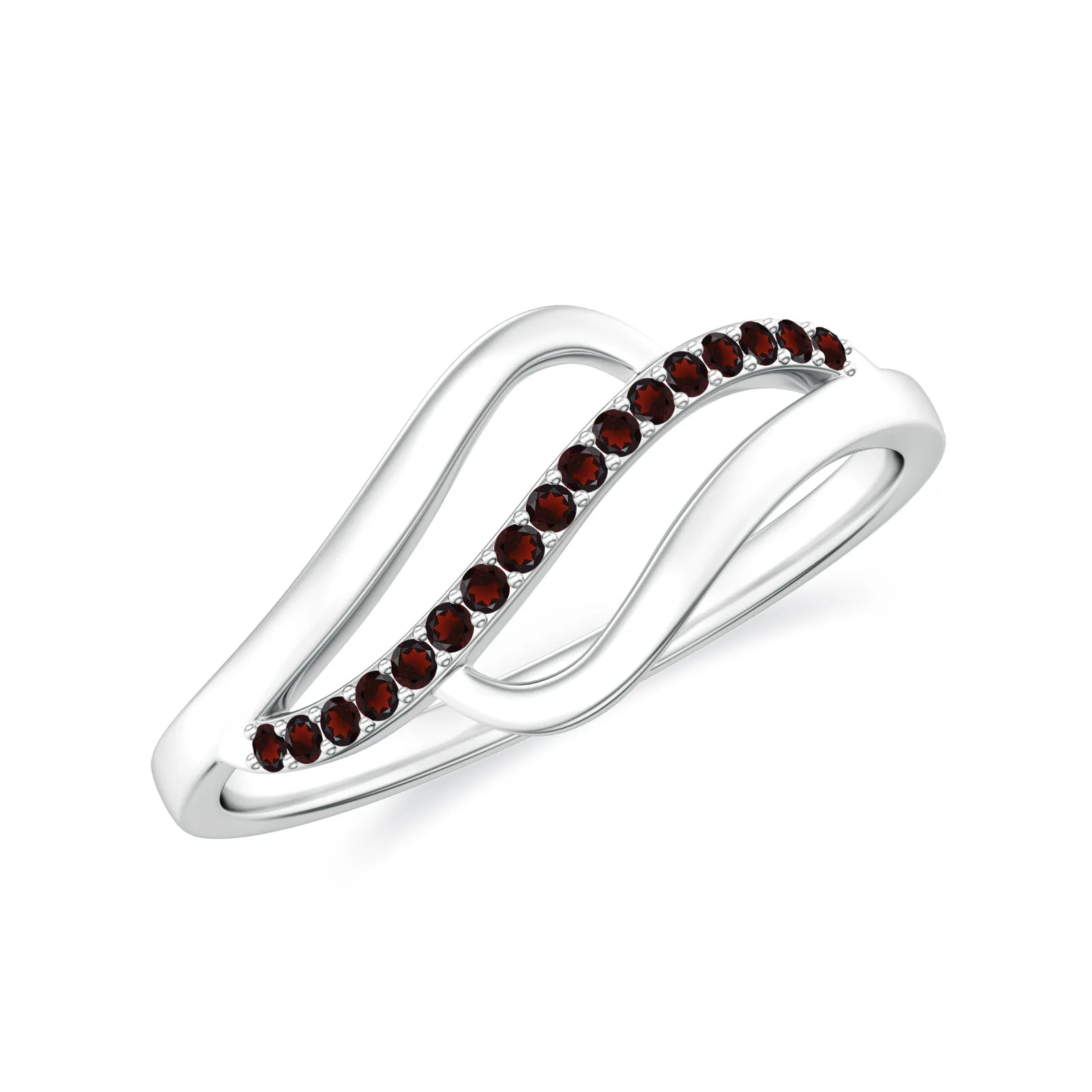 18K White Gold Vermeil