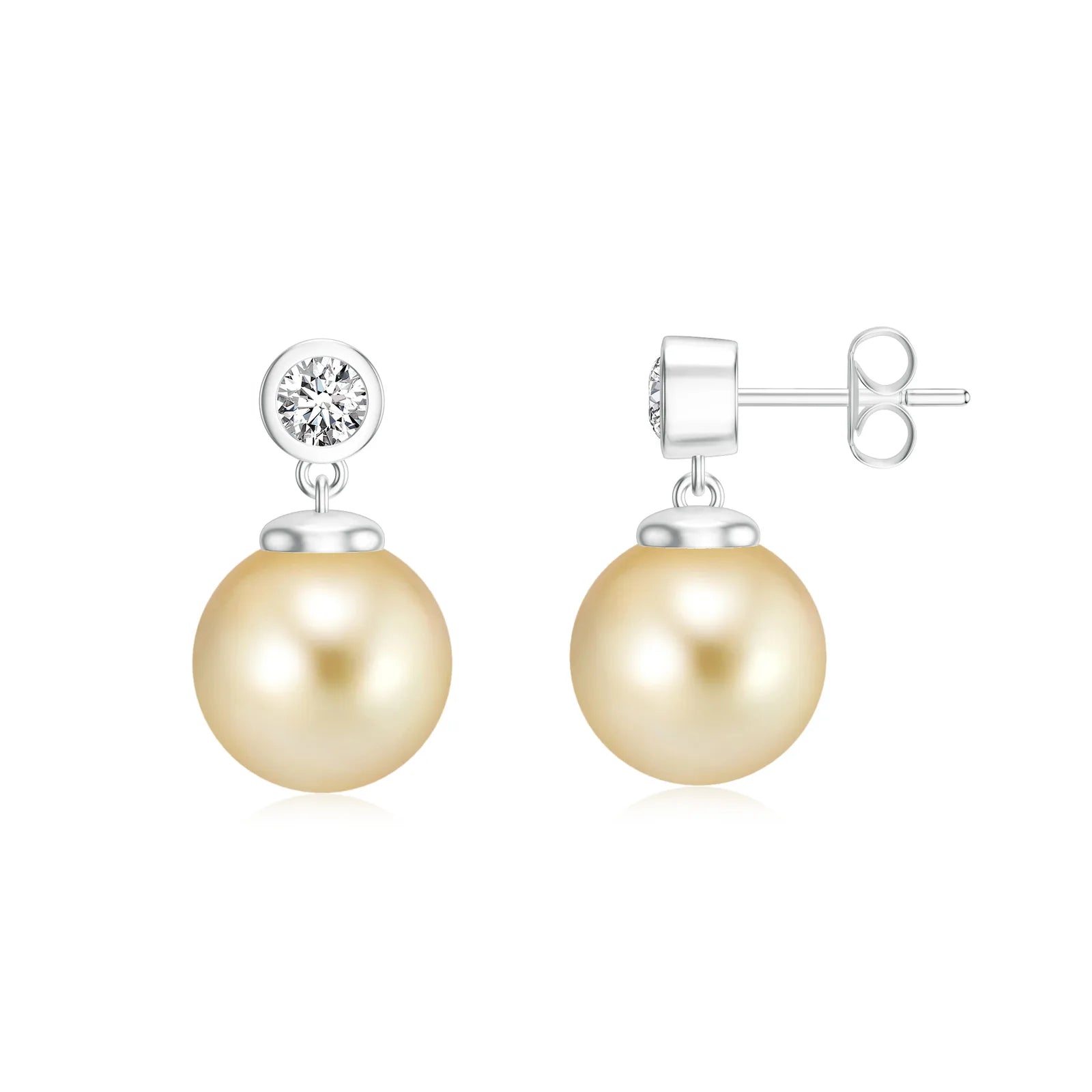 18K White Gold Vermeil
