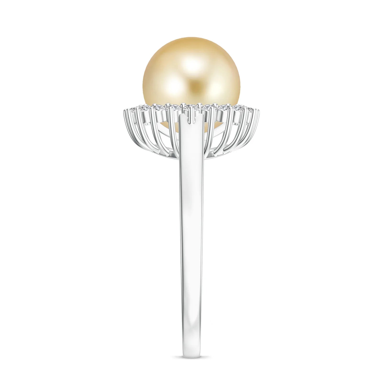 18K White Gold Vermeil