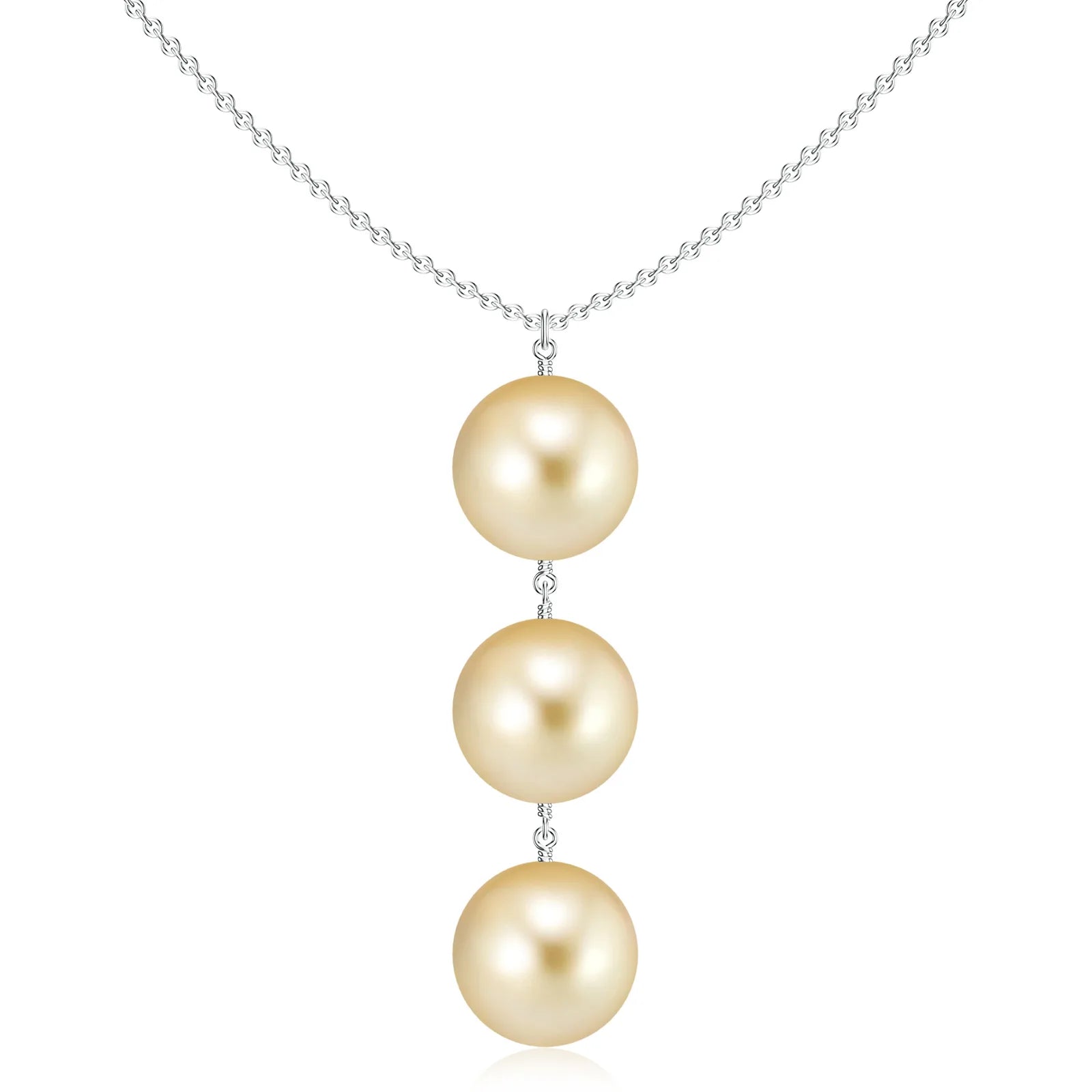 18K White Gold Vermeil