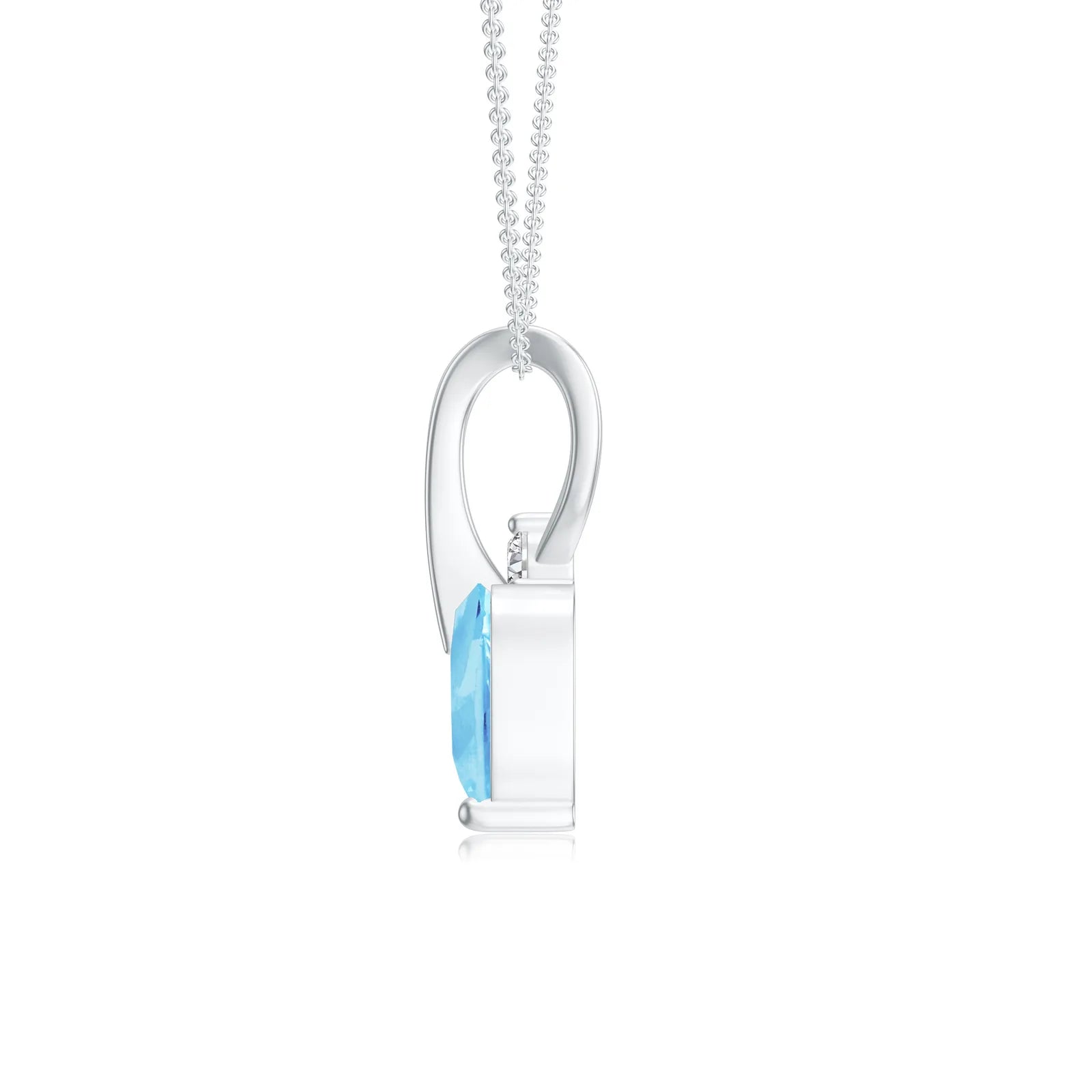 18K White Gold Vermeil