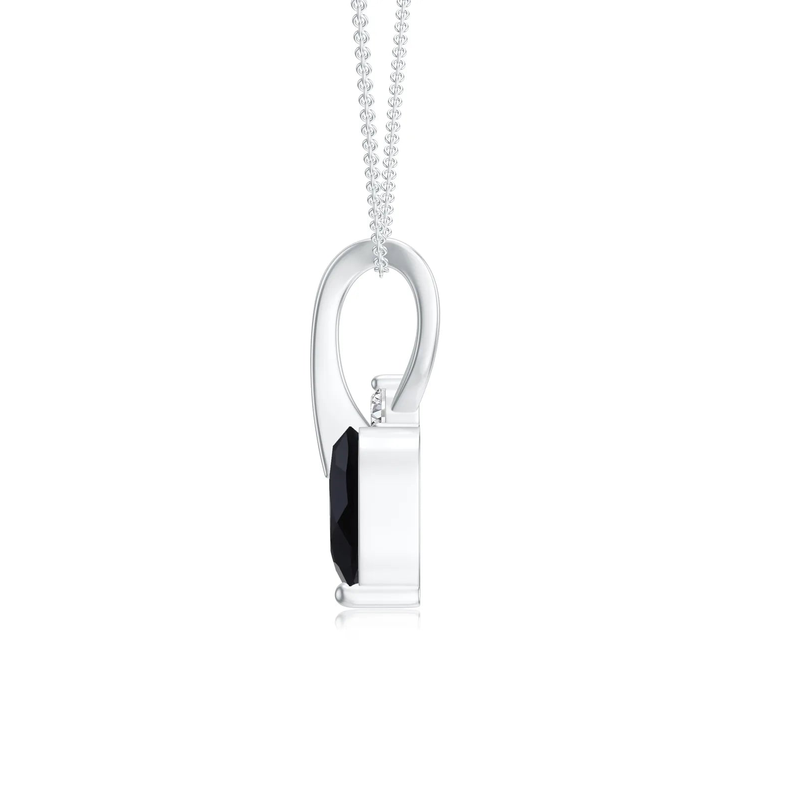 18K White Gold Vermeil