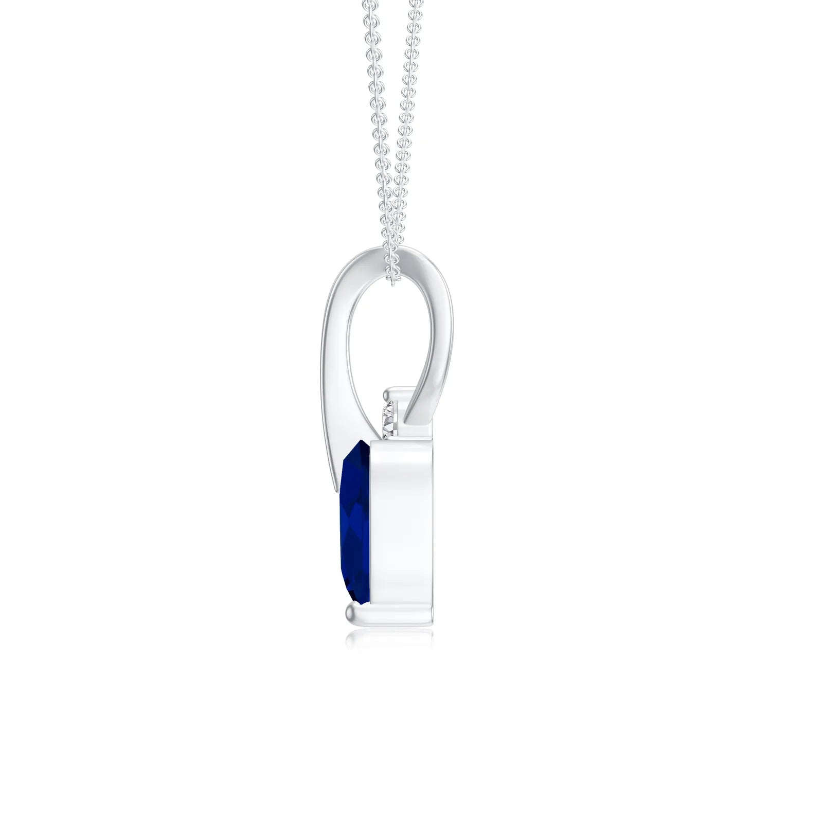 18K White Gold Vermeil