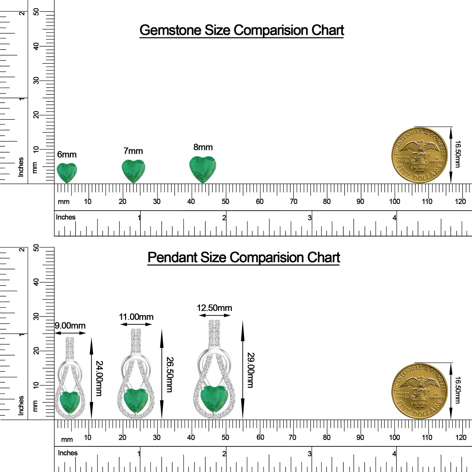 18K White Gold Vermeil