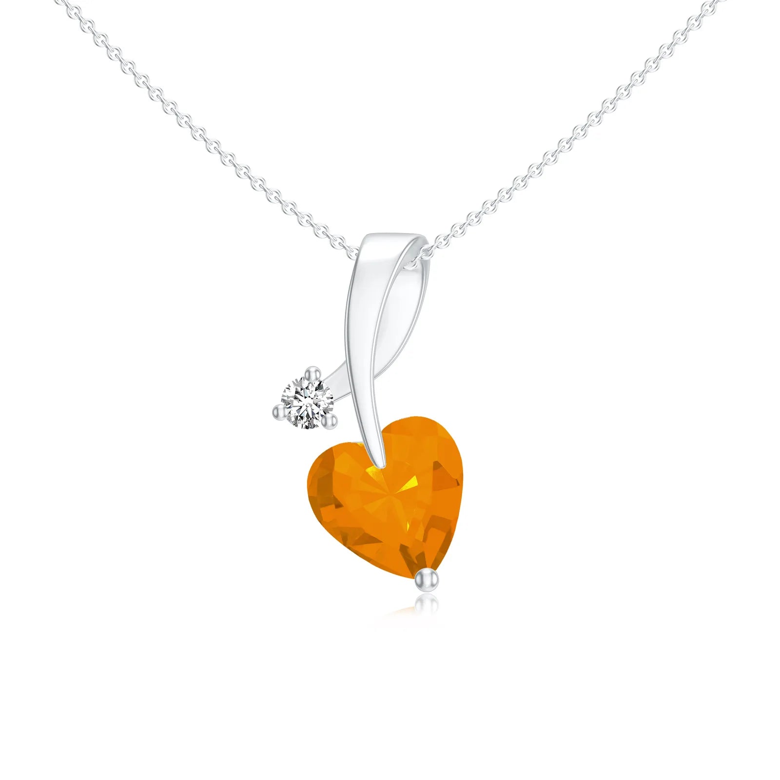 18K White Gold Vermeil
