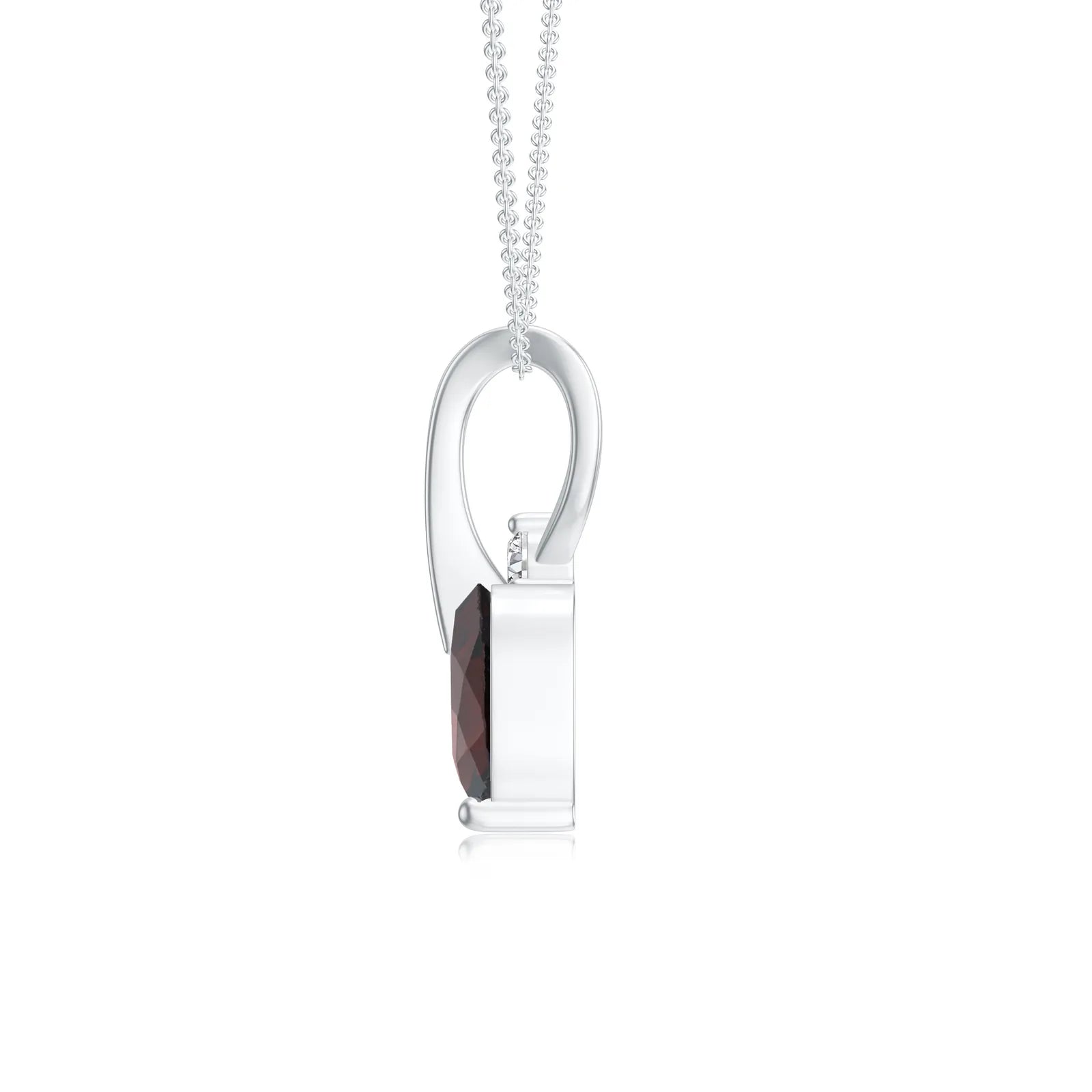 18K White Gold Vermeil