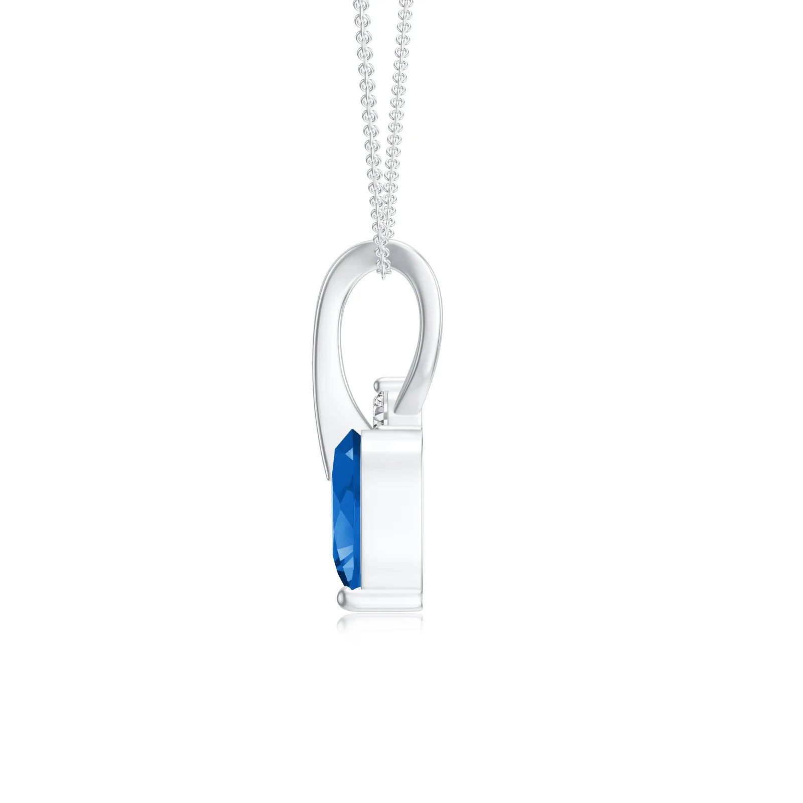 18K White Gold Vermeil
