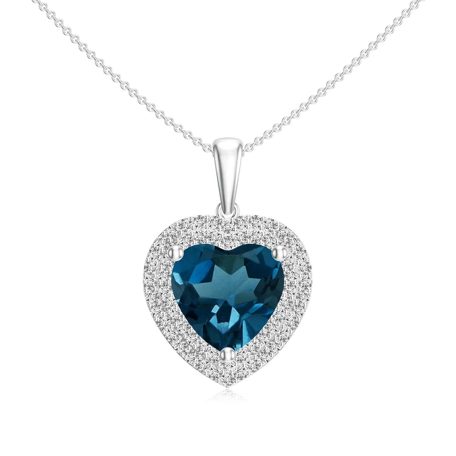 18K White Gold Vermeil