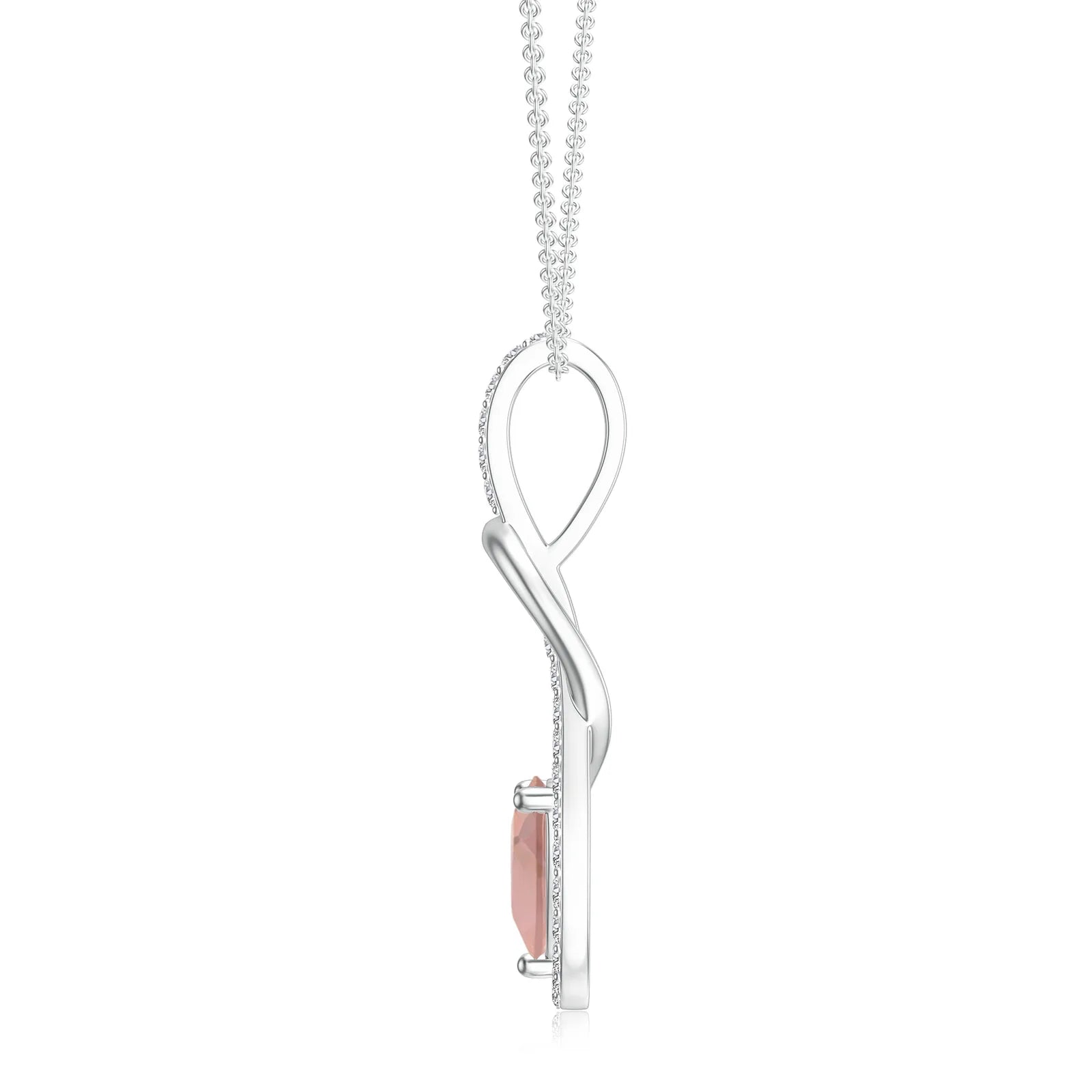 18K White Gold Vermeil