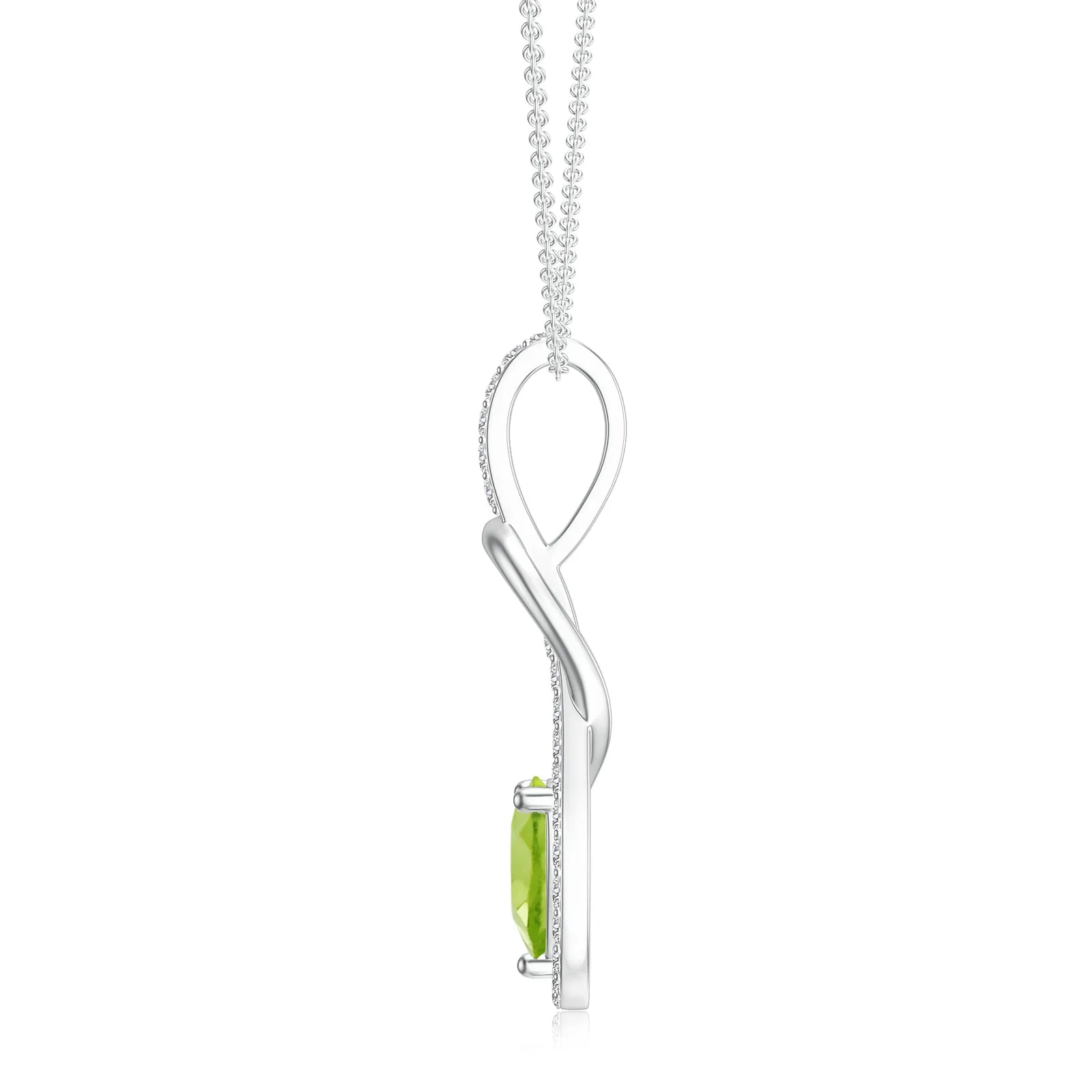 18K White Gold Vermeil