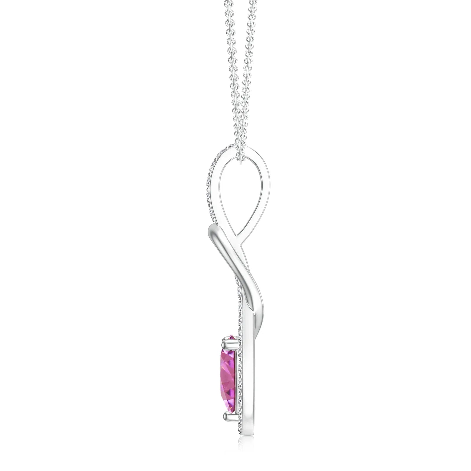18K White Gold Vermeil