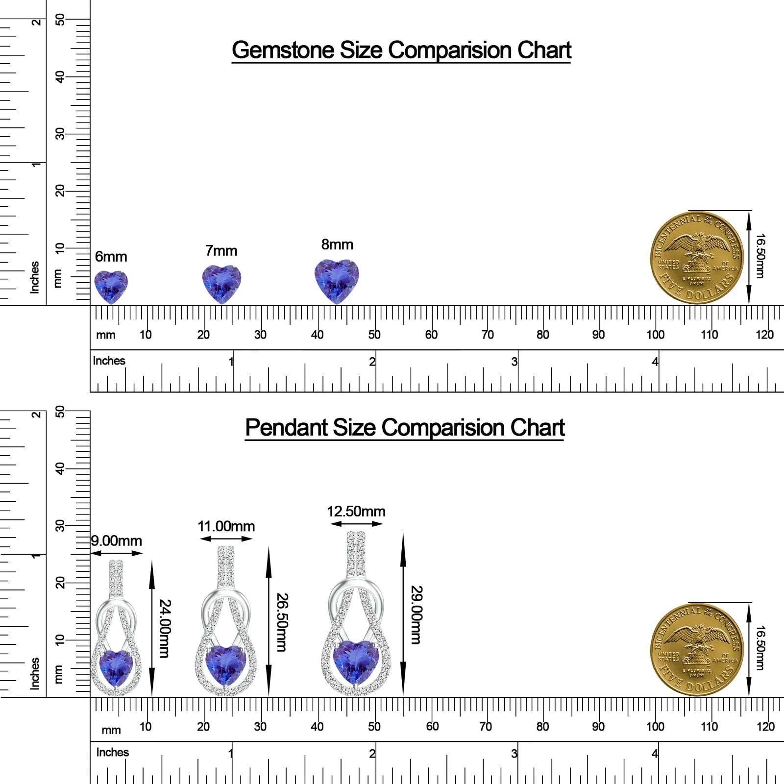 18K White Gold Vermeil