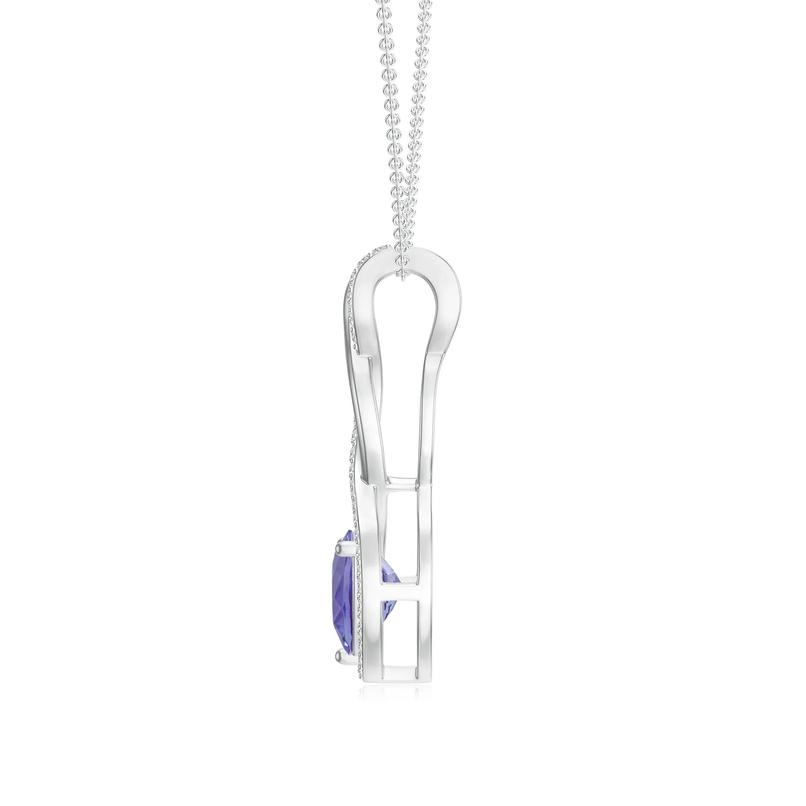 18K White Gold Vermeil